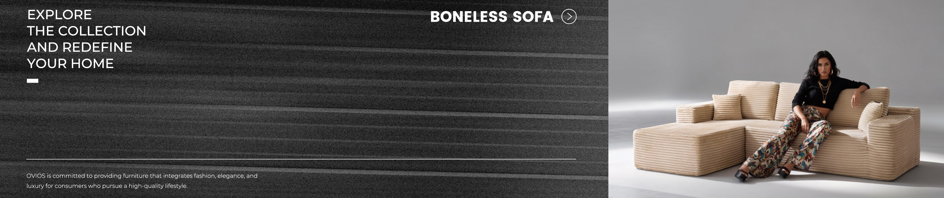 Boneless sofa
