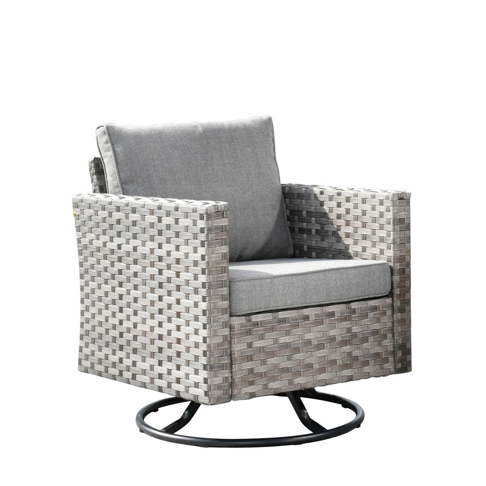 OVIOS Rocking Chair Outdoor Table and Chairs matching BBR broad handrails series