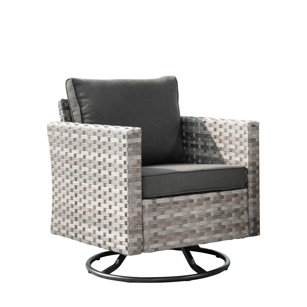 OVIOS Rocking Chair Outdoor Table and Chairs matching BBR broad handrails series