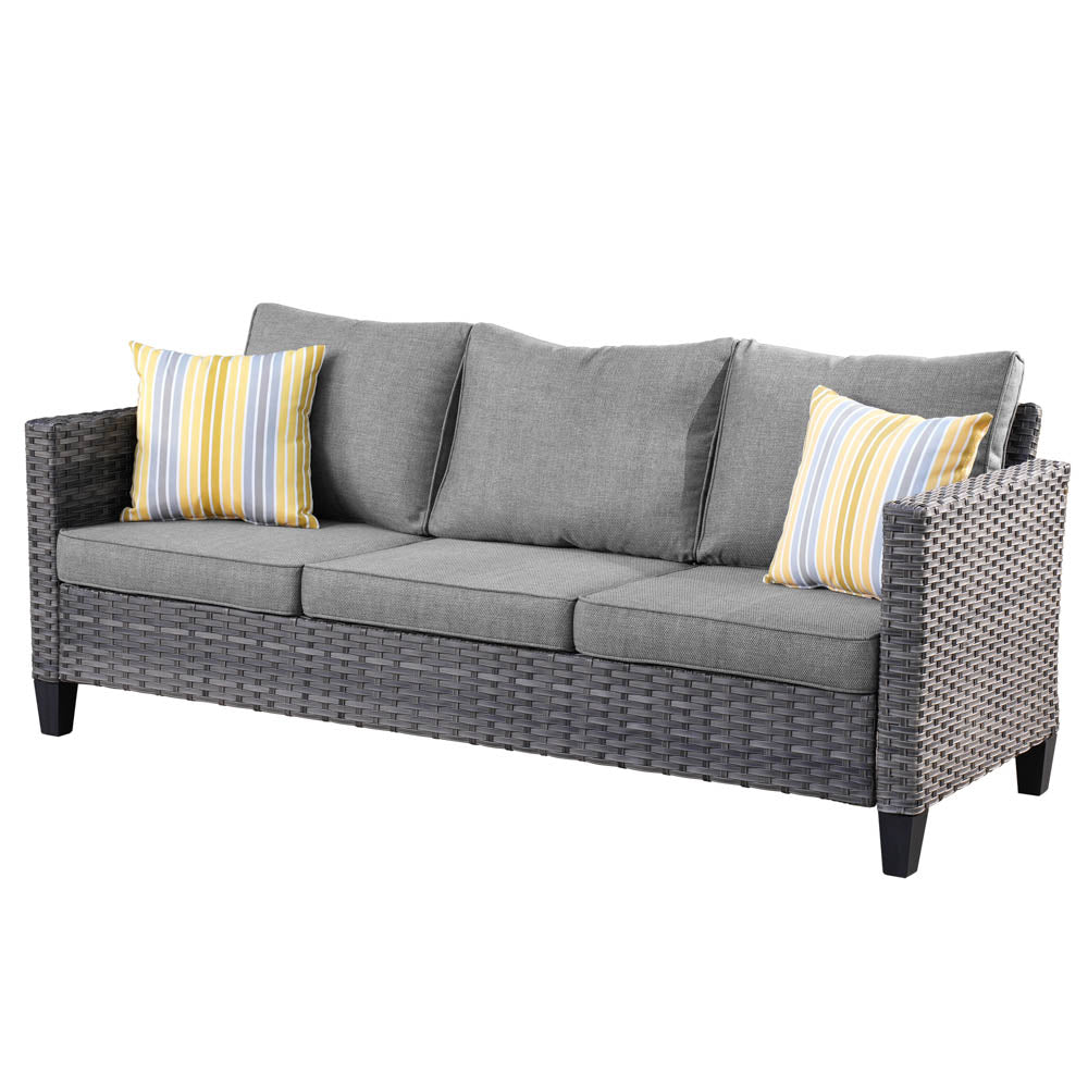 Ovios Patio Conversation Set 6-Piece with 30'' Fire Pit Table and Vultros Set