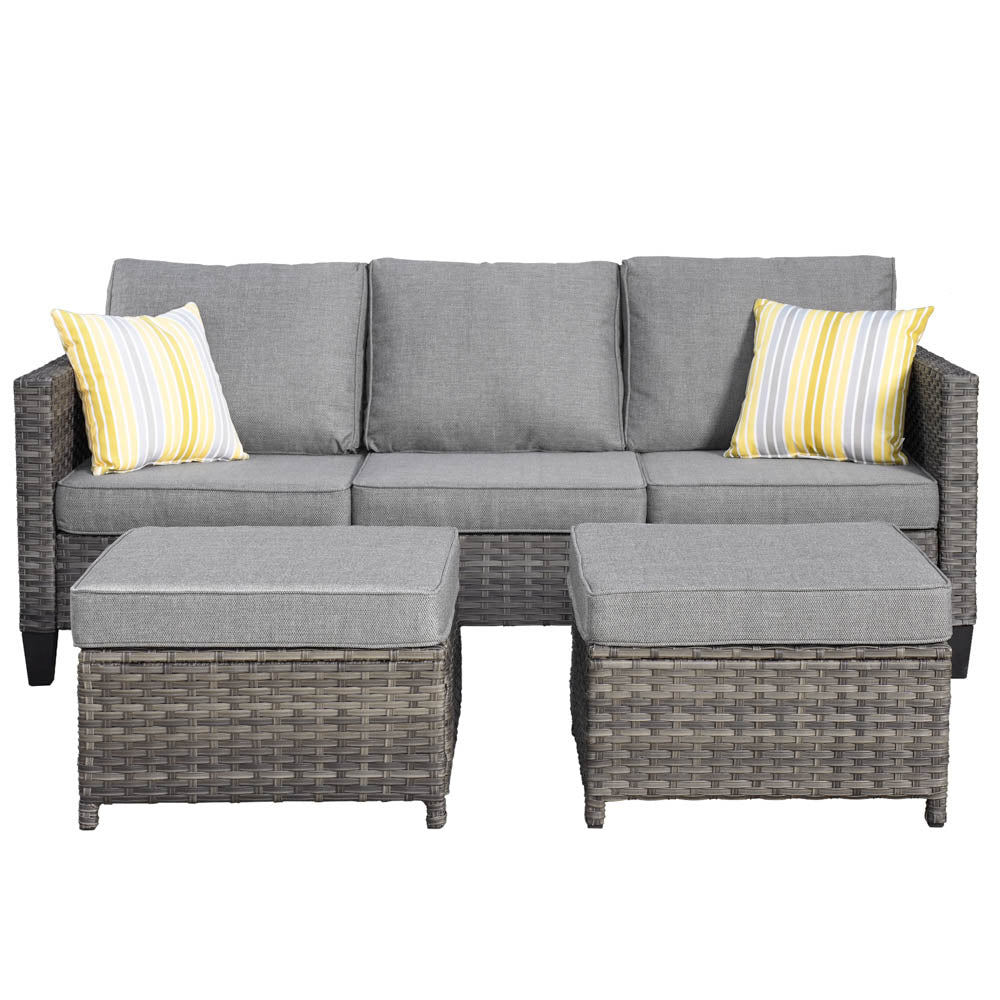 Ovios Patio Furniture Set New Vultros 8-Piece High Back with Cushions