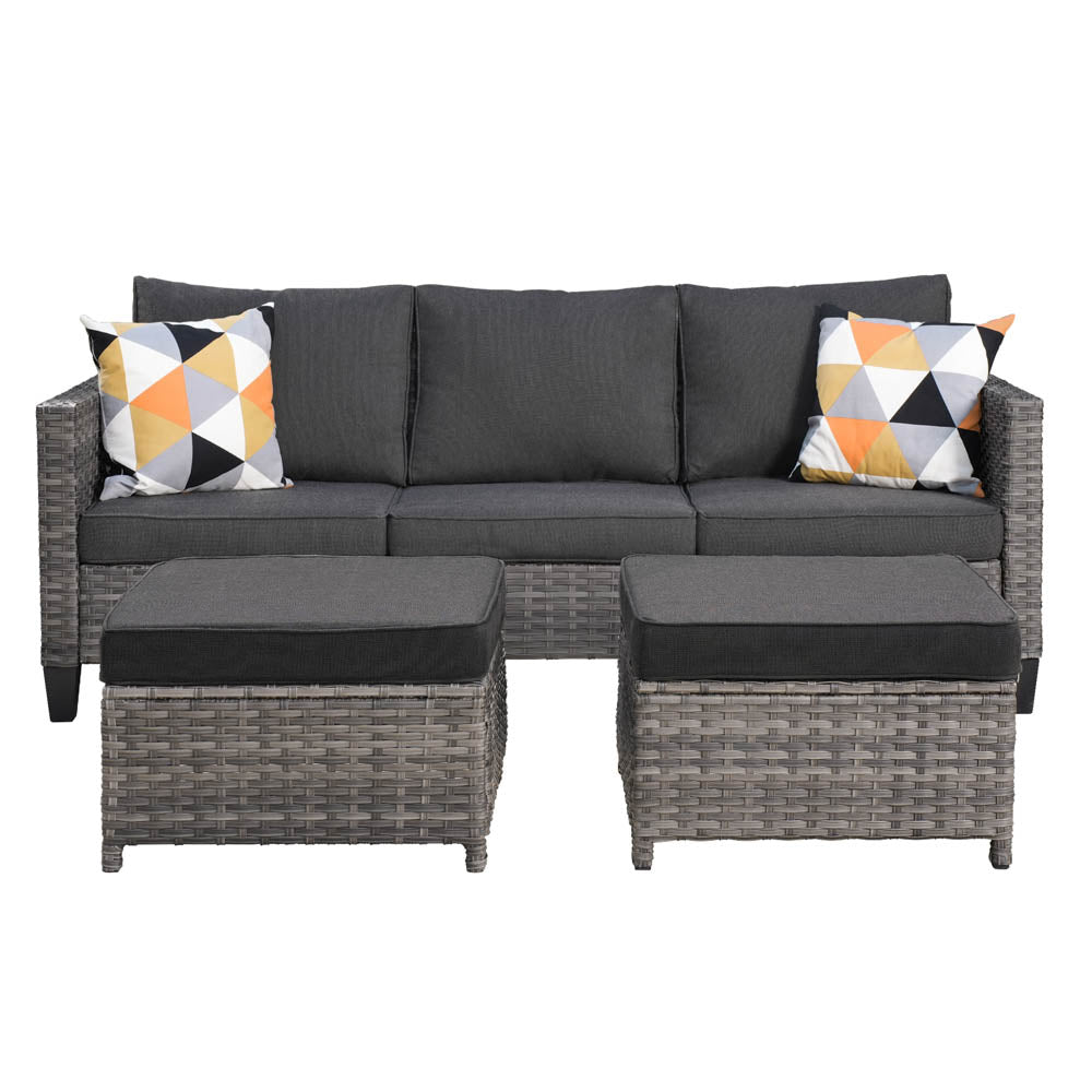 Ovios Patio Furniture Set New Vultros 8-Piece High Back with Cushions