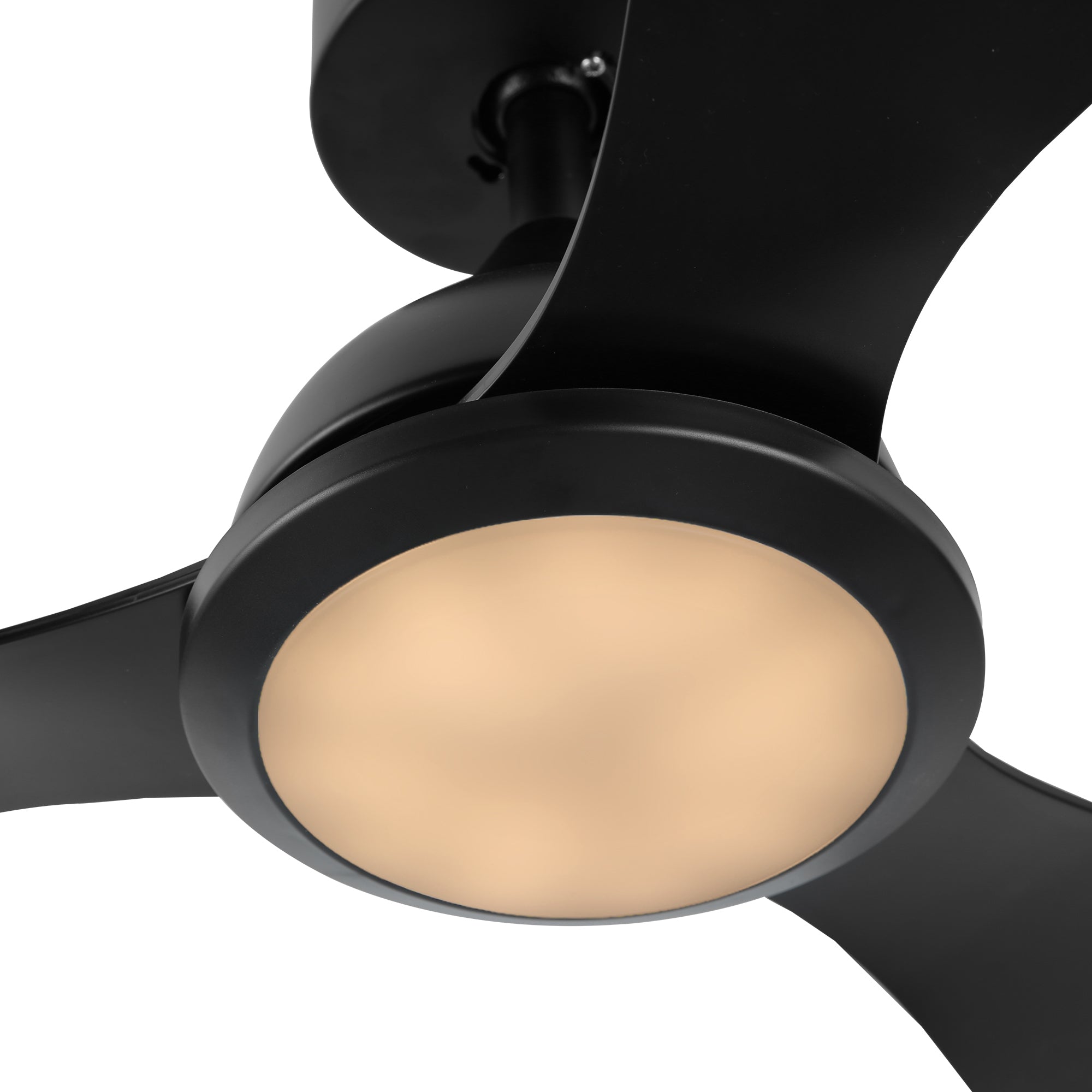 OVIOS 52‘’ Remote Control Ceiling Fan Reversible 3 Blades with LED Light and 6 Wind Speeds, DC Motor