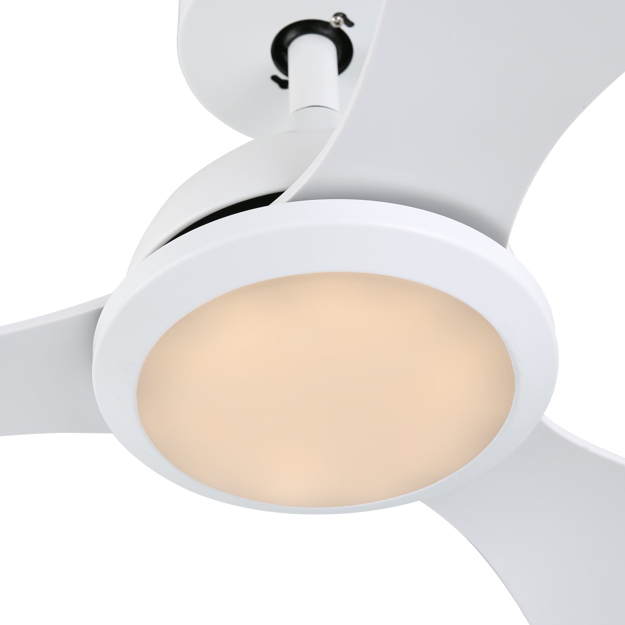 OVIOS 52‘’ Remote Control Ceiling Fan Reversible 3 Blades with LED Light and 6 Wind Speeds, DC Motor