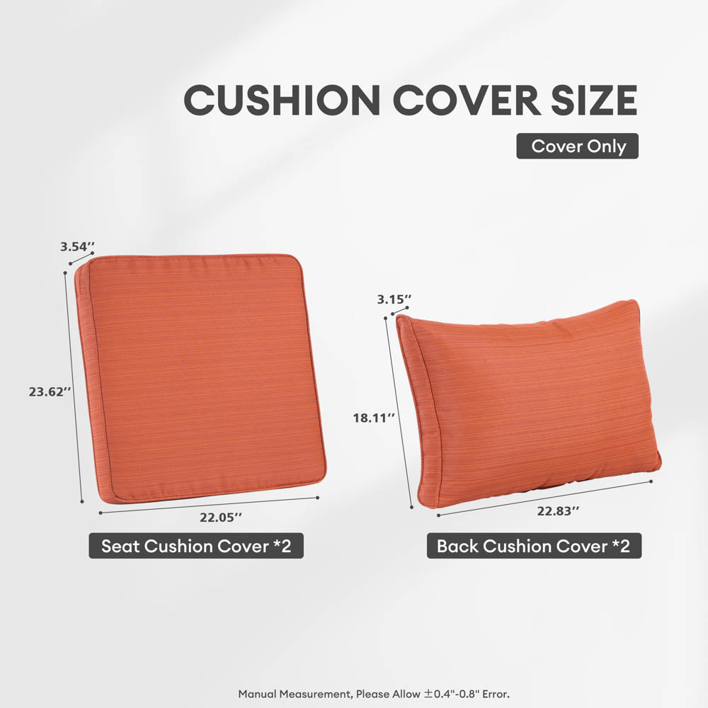 OVIOS New Vultros Series Replacement Seat, Back Cushion Cover(Refer to the Dimension in Description,Only cover)