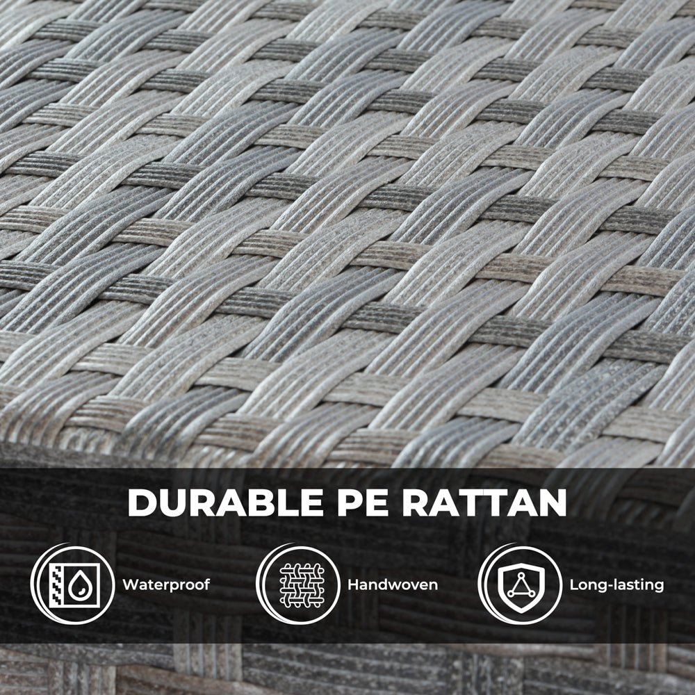 OVIOS Patio Furniture Set New Rimaru 7-Piece Set include 30'' Square Fire Pit Table Partially Assembled