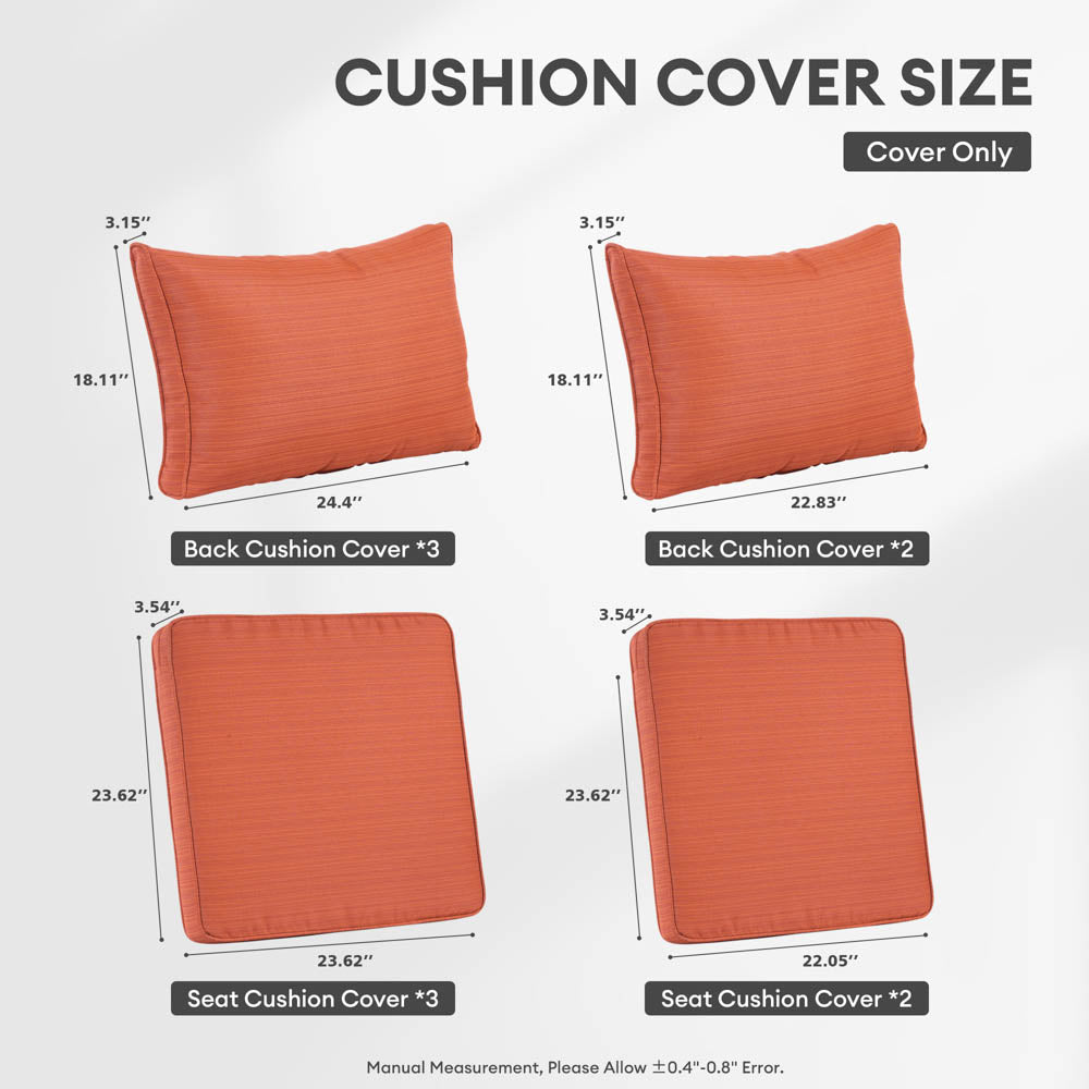 OVIOS New Vultros Series Replacement Seat, Back Cushion Cover(Refer to the Dimension in Description,Only cover)