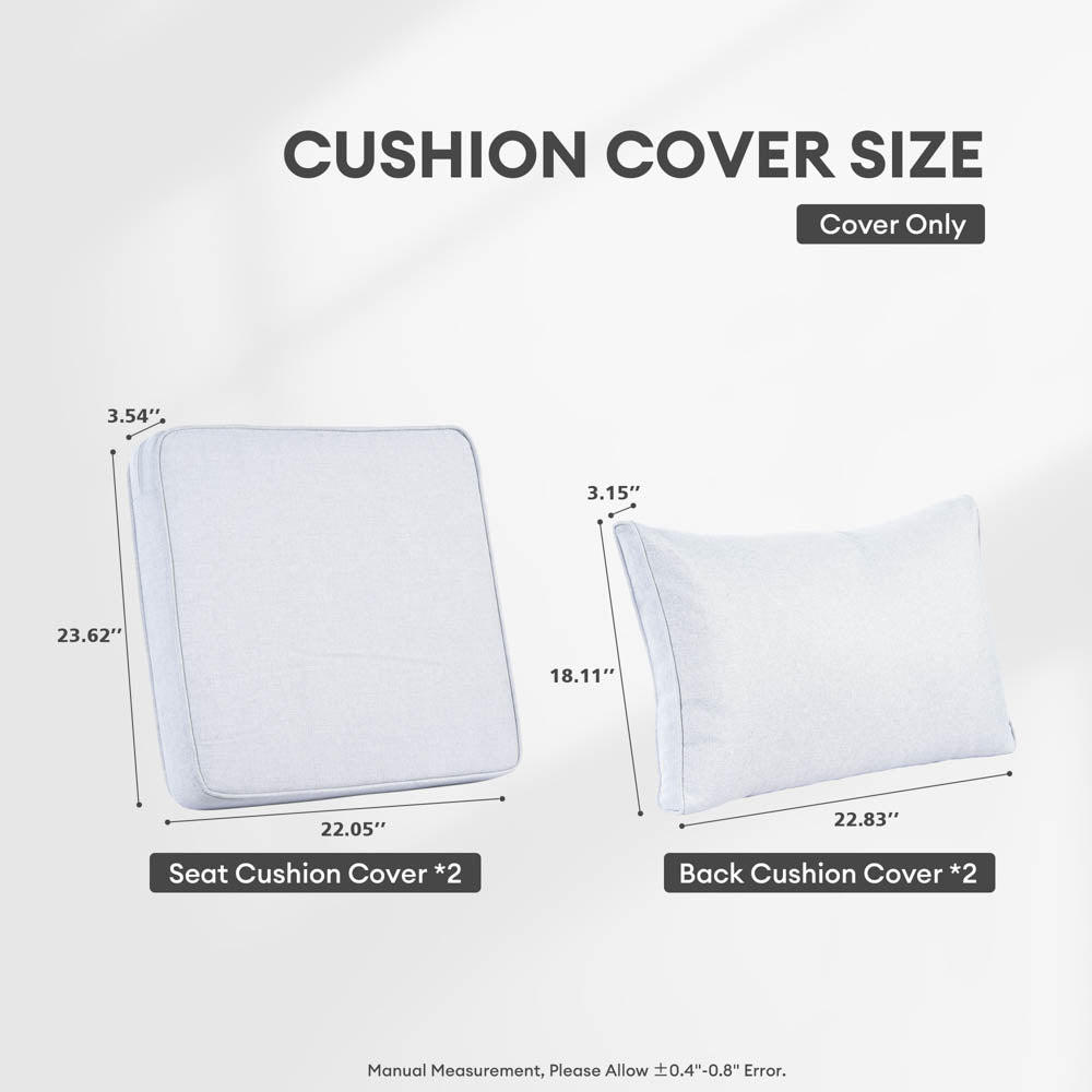 OVIOS New Vultros Series Replacement Seat, Back Cushion Cover(Refer to the Dimension in Description,Only cover)