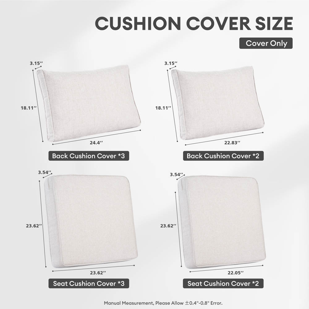 OVIOS New Vultros Series Replacement Seat, Back Cushion Cover(Refer to the Dimension in Description,Only cover)