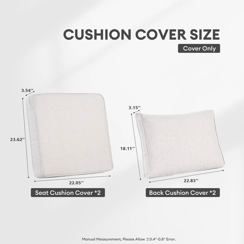 OVIOS New Vultros Series Replacement Seat, Back Cushion Cover(Refer to the Dimension in Description,Only cover)