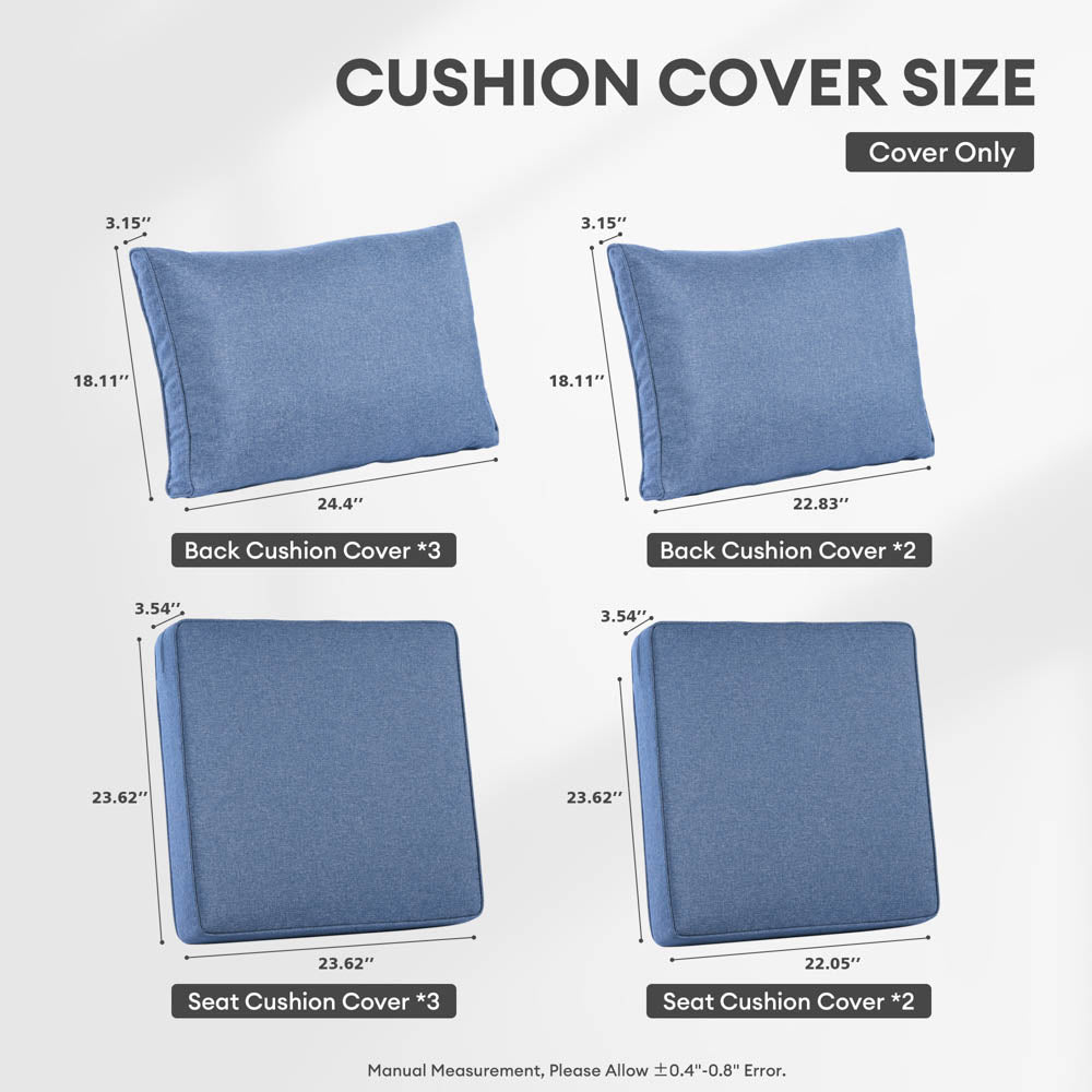 OVIOS New Vultros Series Replacement Seat, Back Cushion Cover(Refer to the Dimension in Description,Only cover)