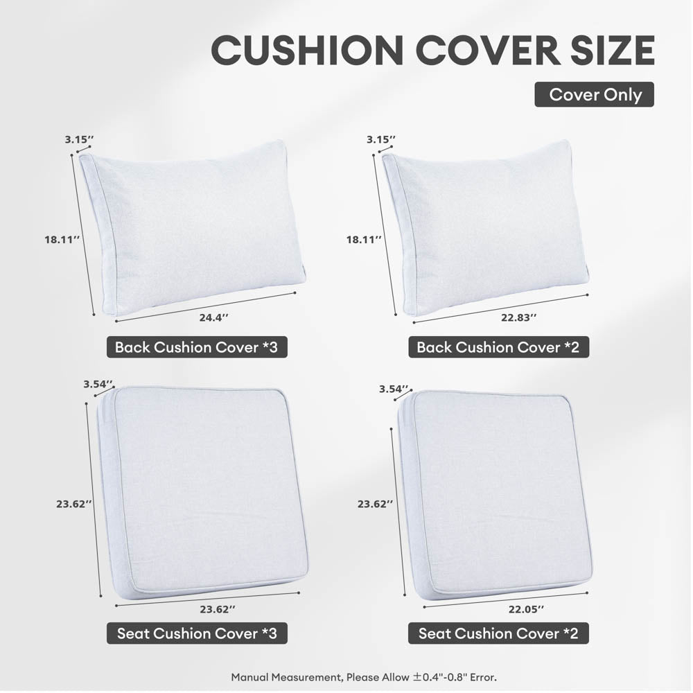 OVIOS New Vultros Series Replacement Seat, Back Cushion Cover(Refer to the Dimension in Description,Only cover)