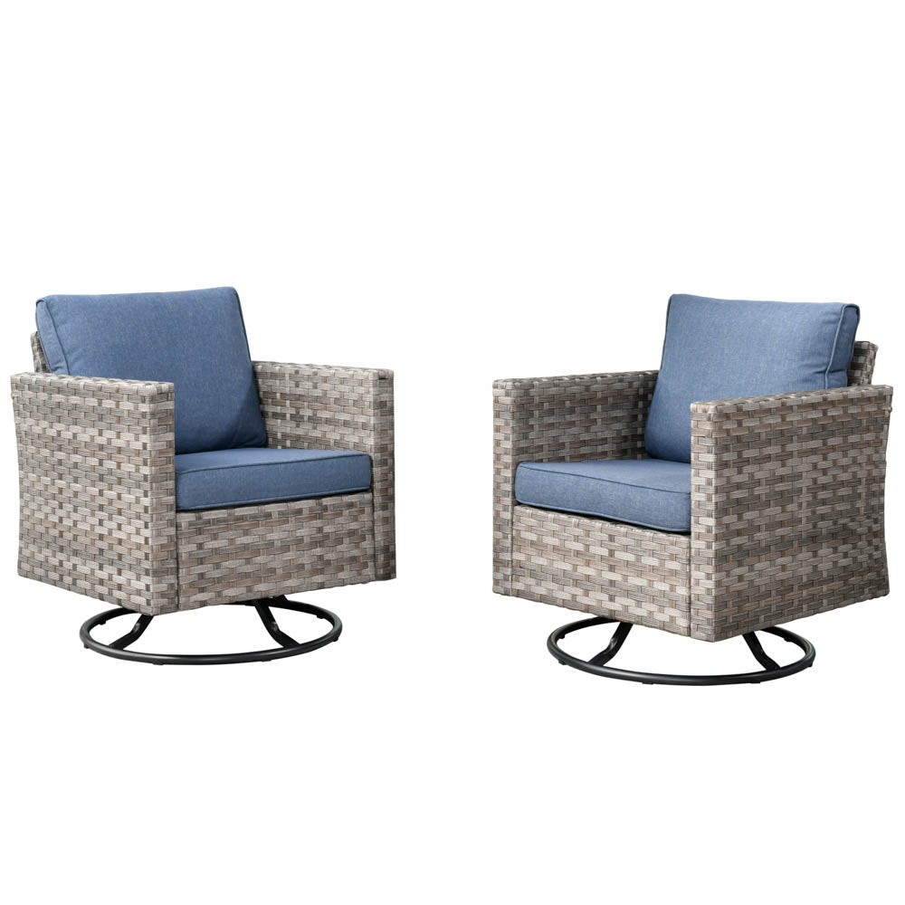 OVIOS Rocking Chair Outdoor Table and Chairs matching BBR broad handrails series