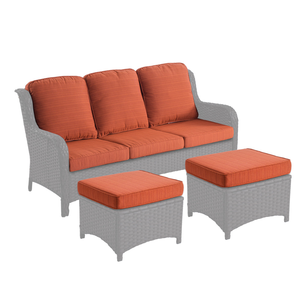 Ovios Kenard Series Replacement Seat, Back Cushion Cover(Refer to the Dimension in Description,Only cover)