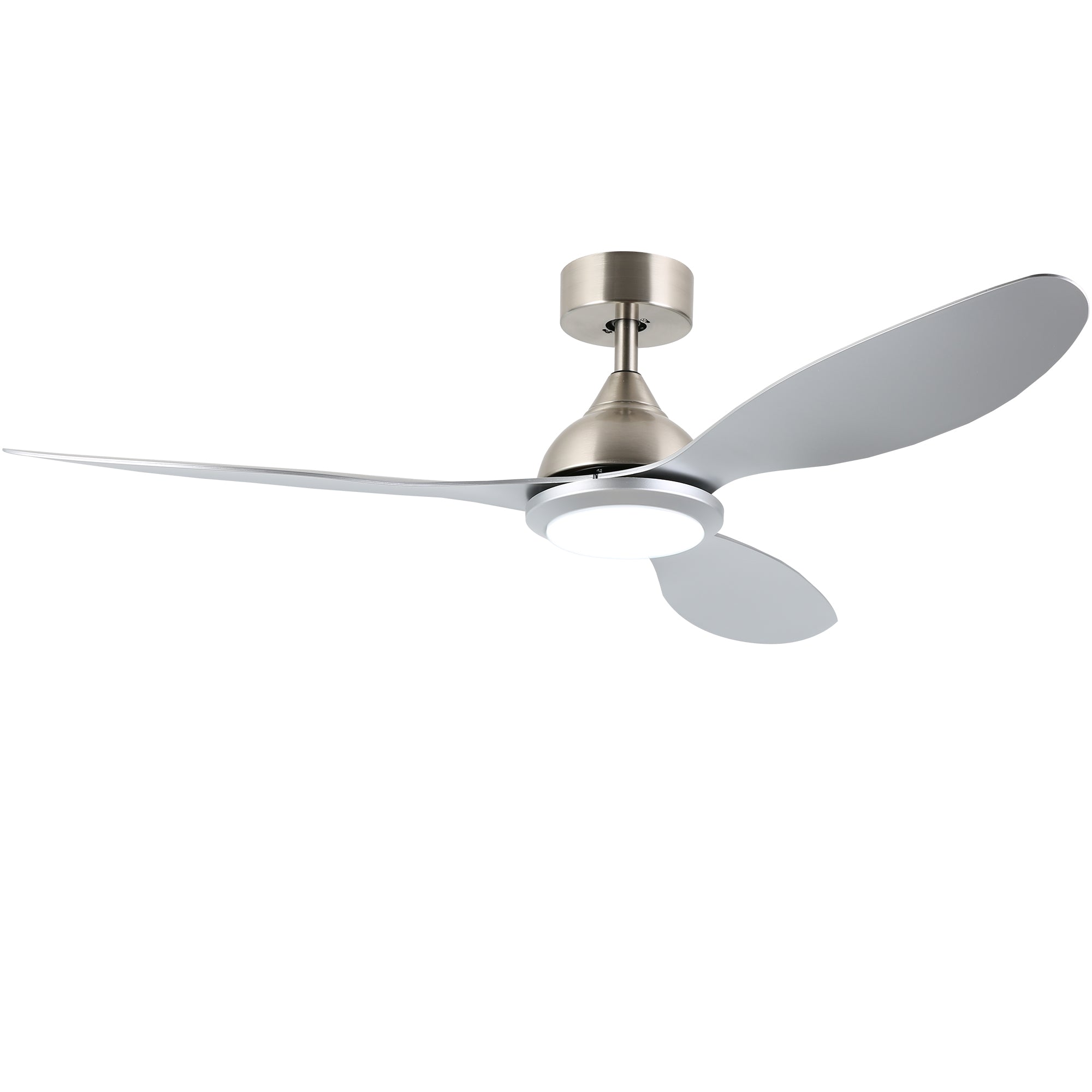 OVIOS 52‘’ Remote Control Ceiling Fan Reversible 3 Blades with LED Light and 6 Wind Speeds, DC Motor