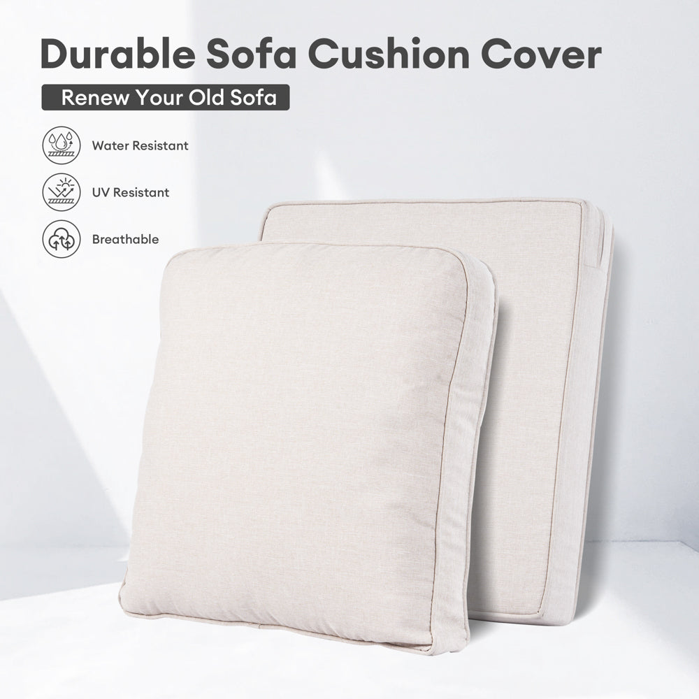 Ovios Kenard Series Replacement Seat, Back Cushion Cover(Refer to the Dimension in Description,Only cover)