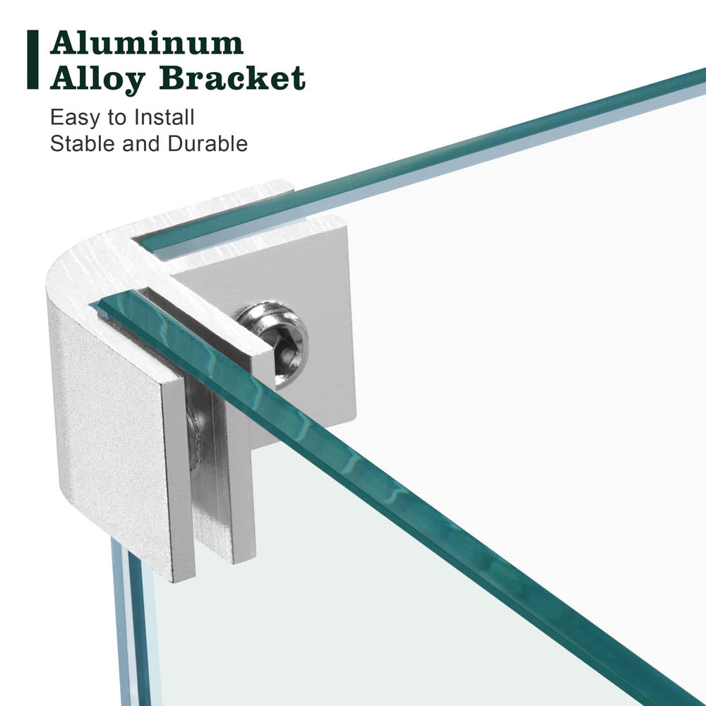 OVIOS Glass Wind Guard for Fire Pit Table