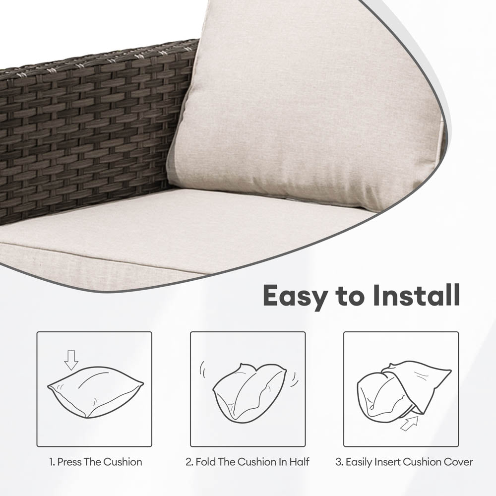 OVIOS New Vultros Series Replacement Seat, Back Cushion Cover(Refer to the Dimension in Description,Only cover)