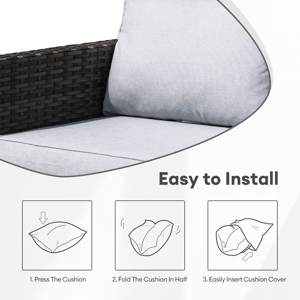 OVIOS New Vultros Series Replacement Seat, Back Cushion Cover(Refer to the Dimension in Description,Only cover)