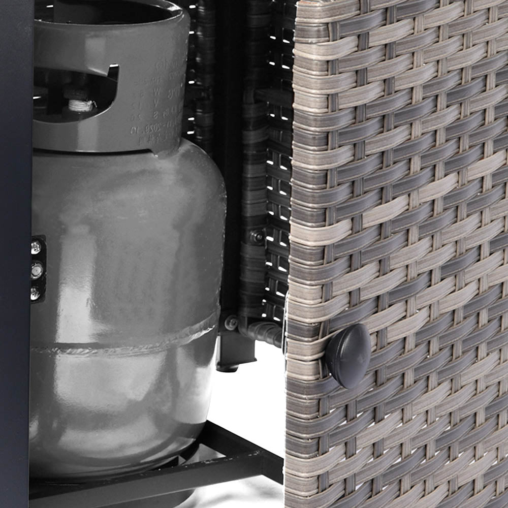 Ovios 42'' Rectangle Propane Fire Pit Table for BBR/BRS Series