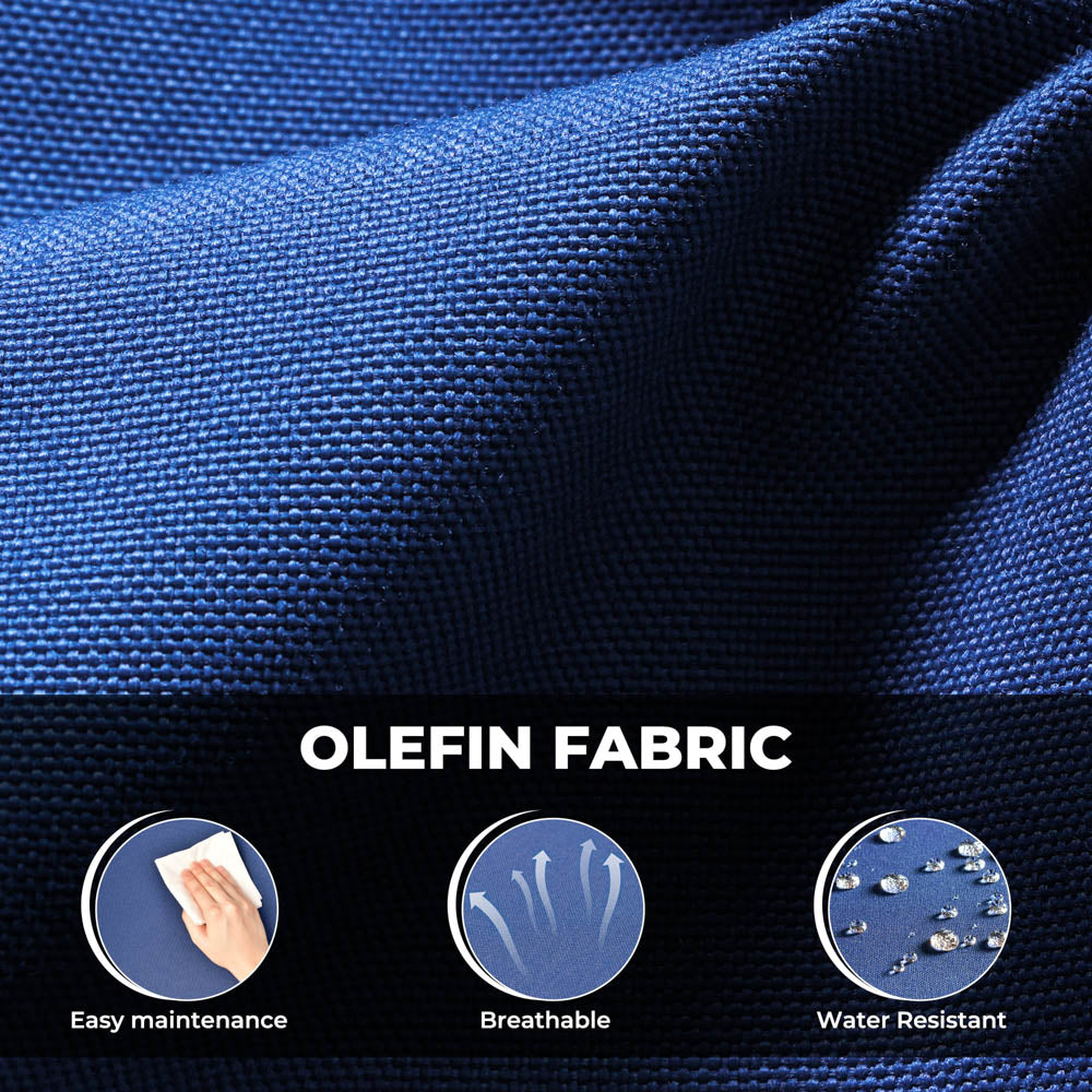 OVIOS New Rimaru Series Patio Furniture Set 13-Piece include Swivel Chairs Set Partially Assembled