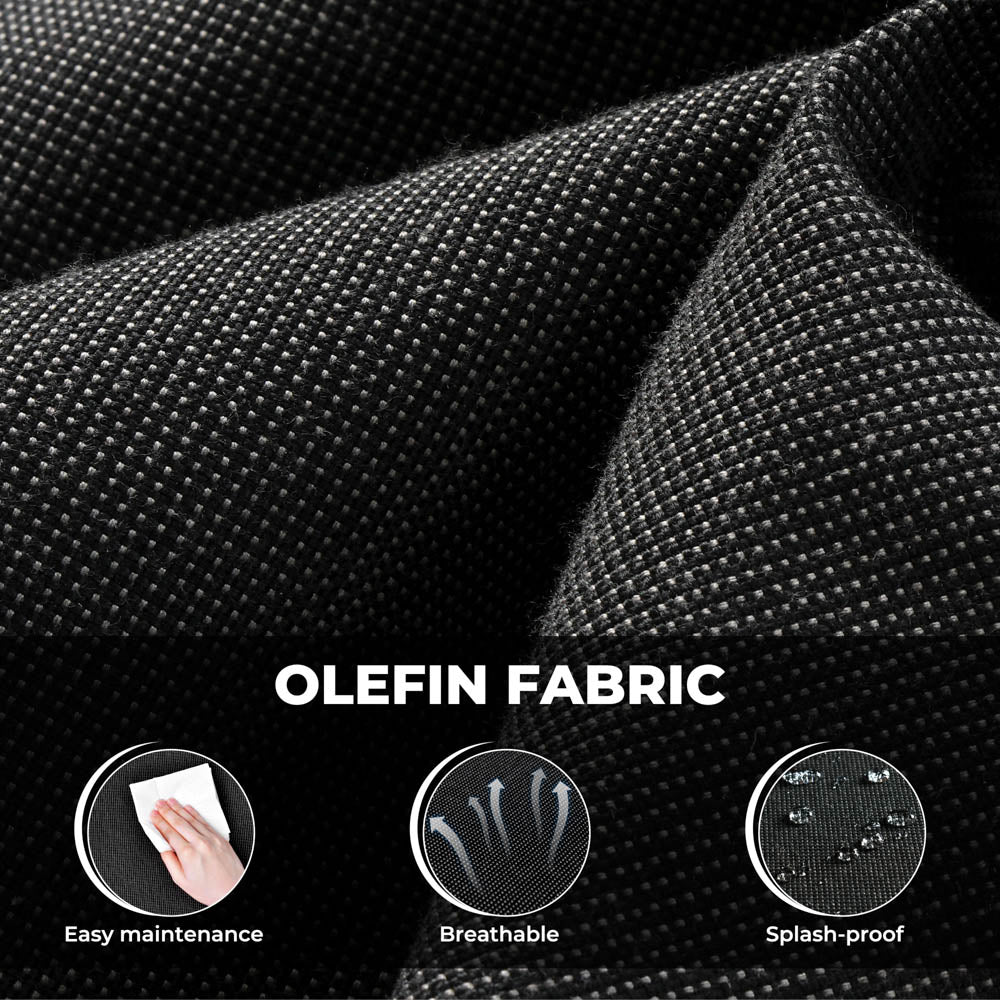 OVIOS New Rimaru Series Patio Furniture Set 7-Piece include Swivel Chairs Set Partially Assembled