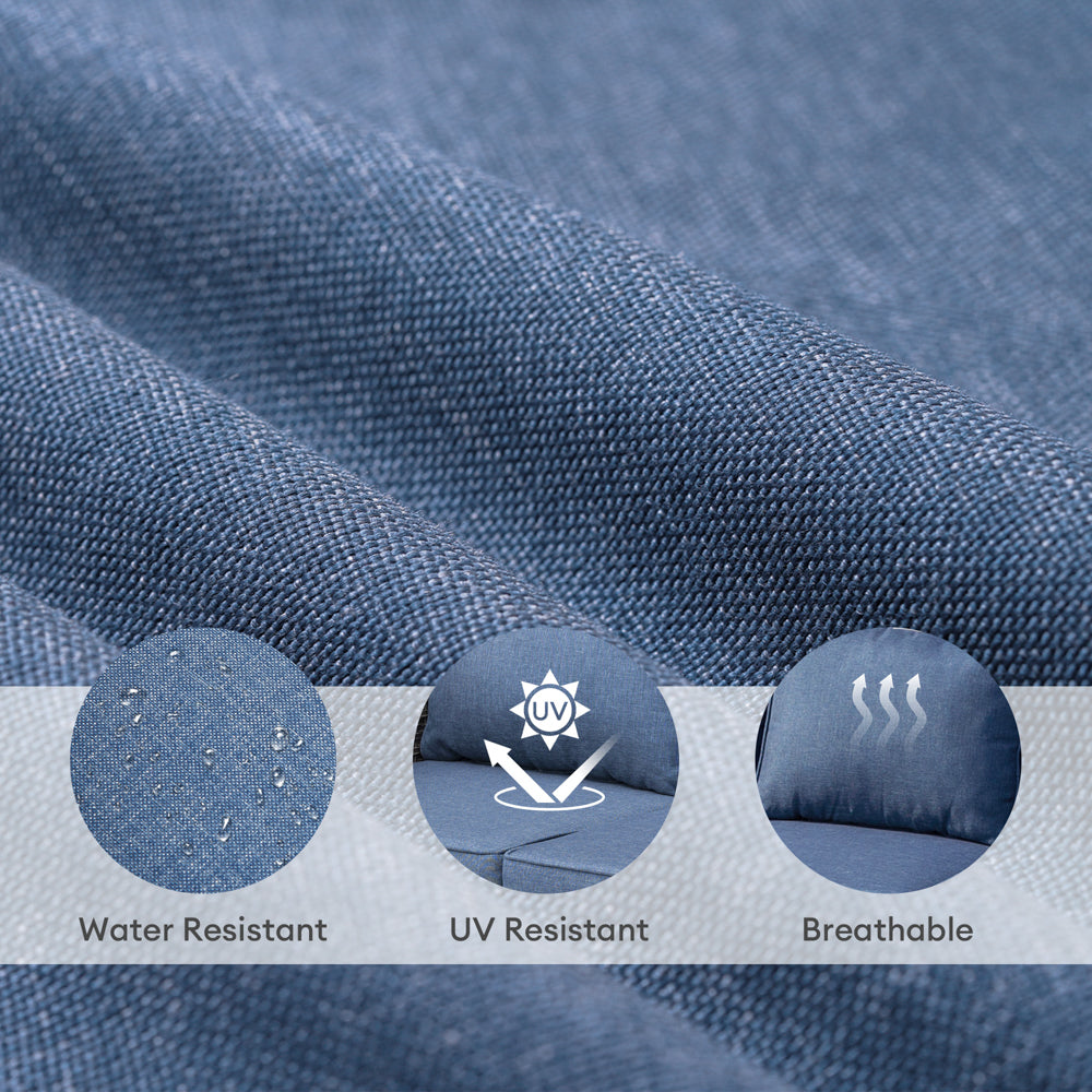 Ovios Kenard Series Replacement Seat, Back Cushion Cover(Refer to the Dimension in Description,Only cover)