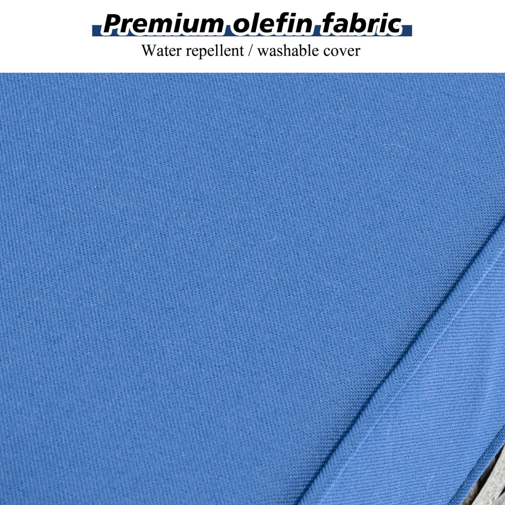 OVIOS Rocking Chair Outdoor Table and Chairs matching BBR broad handrails series