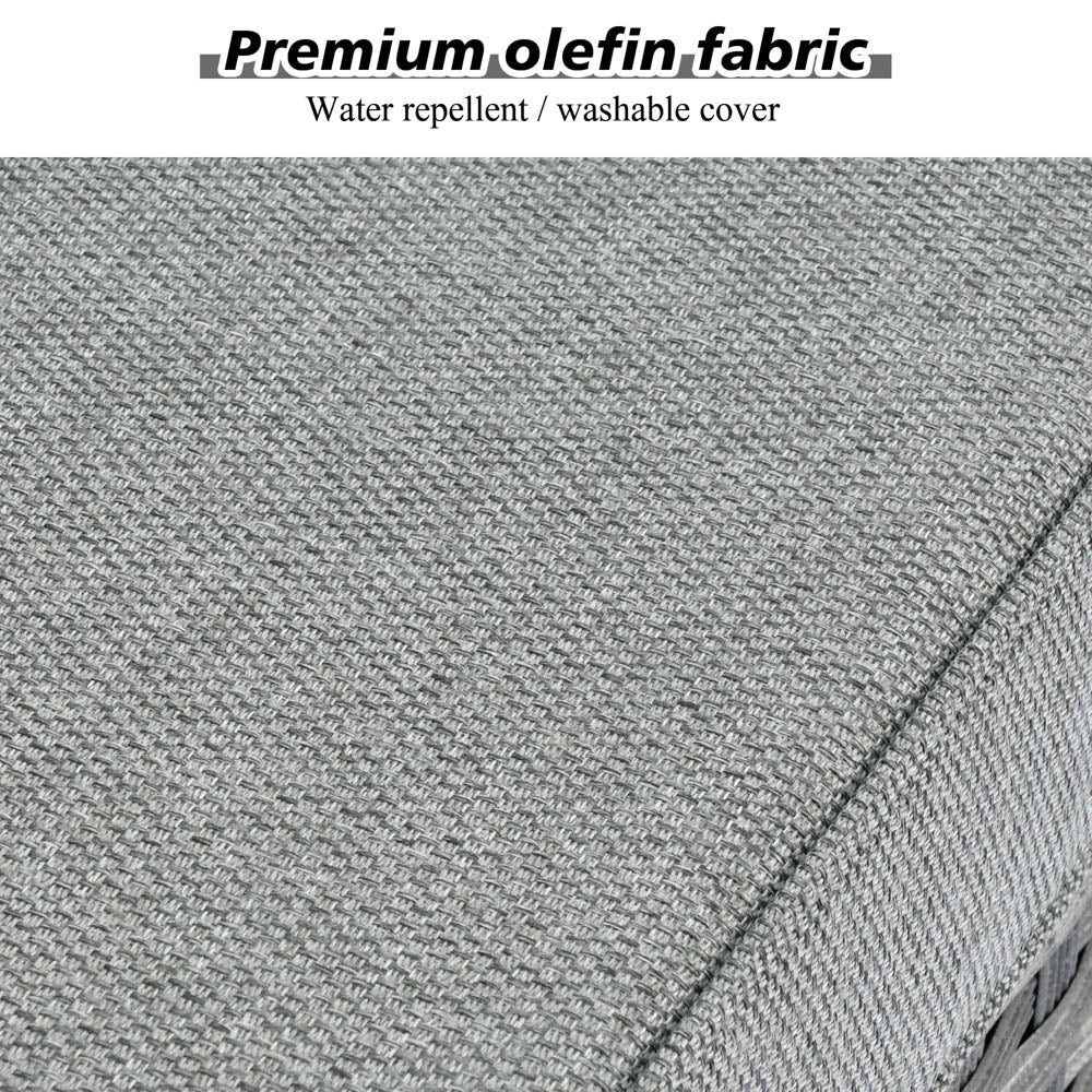 OVIOS Rocking Chair Outdoor Table and Chairs matching BBR broad handrails series