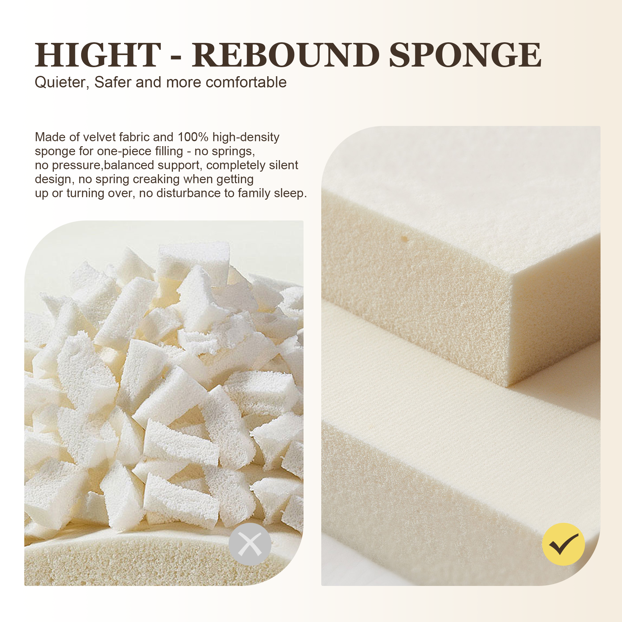 OVIOS Luxurious Fluffy Faux Fur Bean Bag Couch