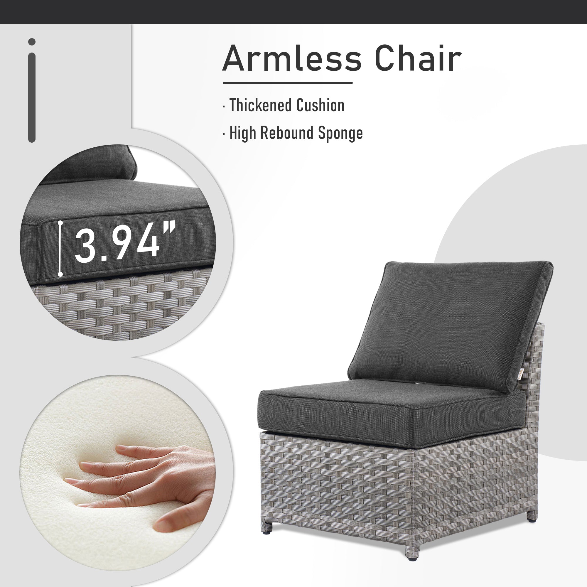 OVIOS Patio Furniture Set 10-Piece include 42"Fire Pit Table,New Rimaru Series