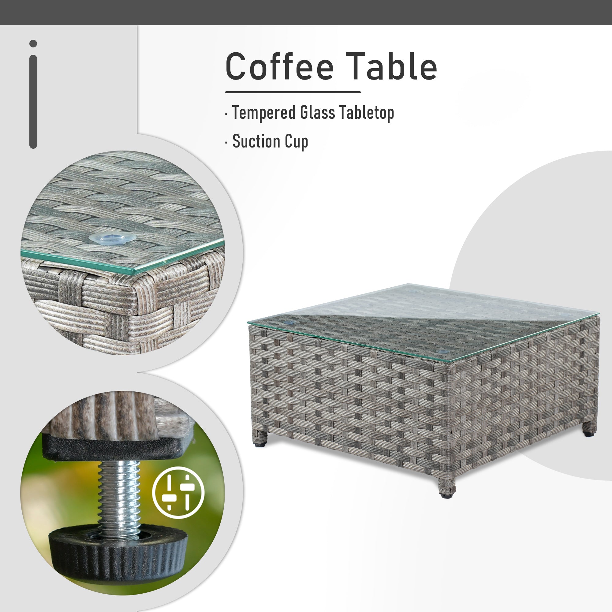 OVIOS Patio Furniture Set 10-Piece include 42"Fire Pit Table,New Rimaru Series