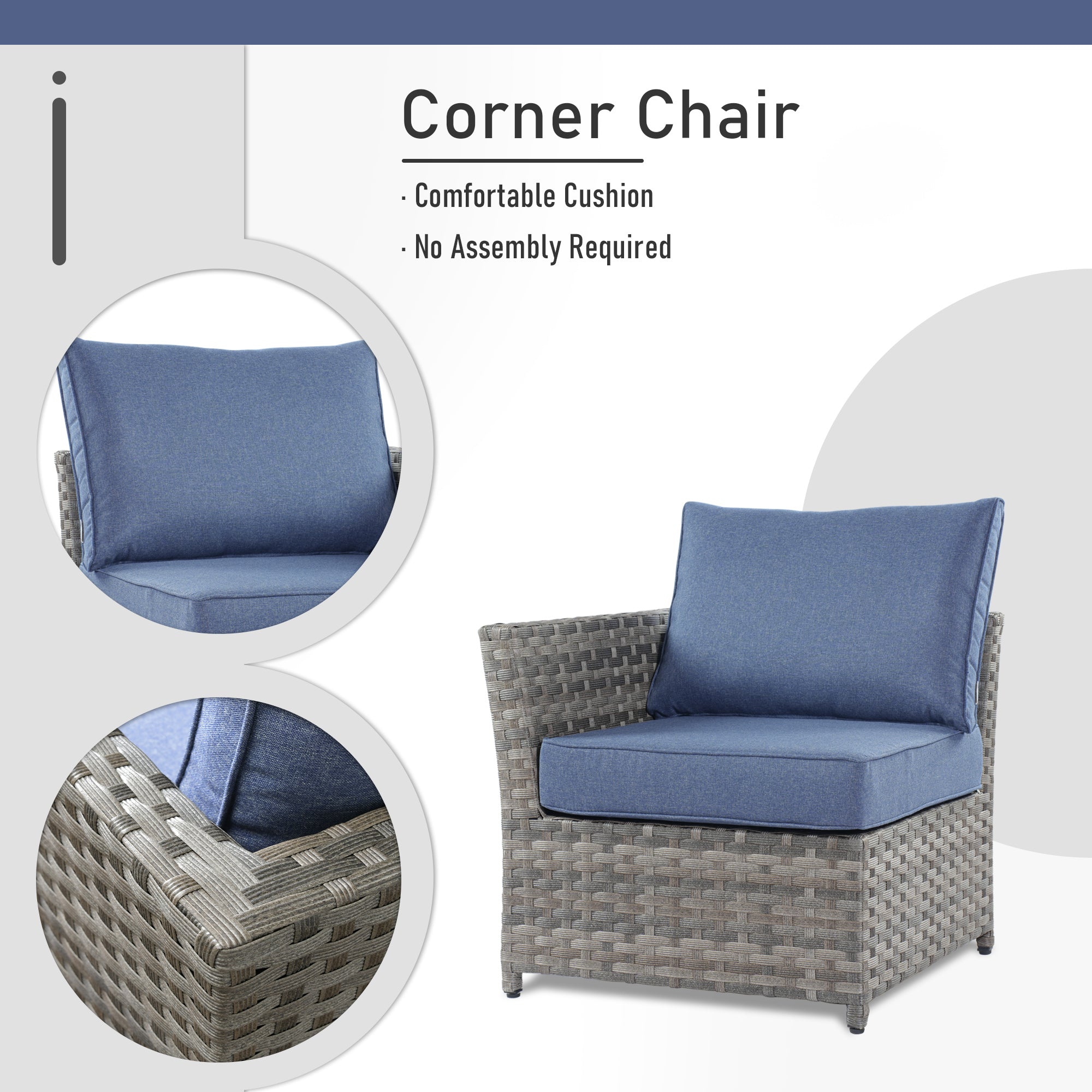 OVIOS Patio Furniture Set 10-Piece include 42"Fire Pit Table,New Rimaru Series