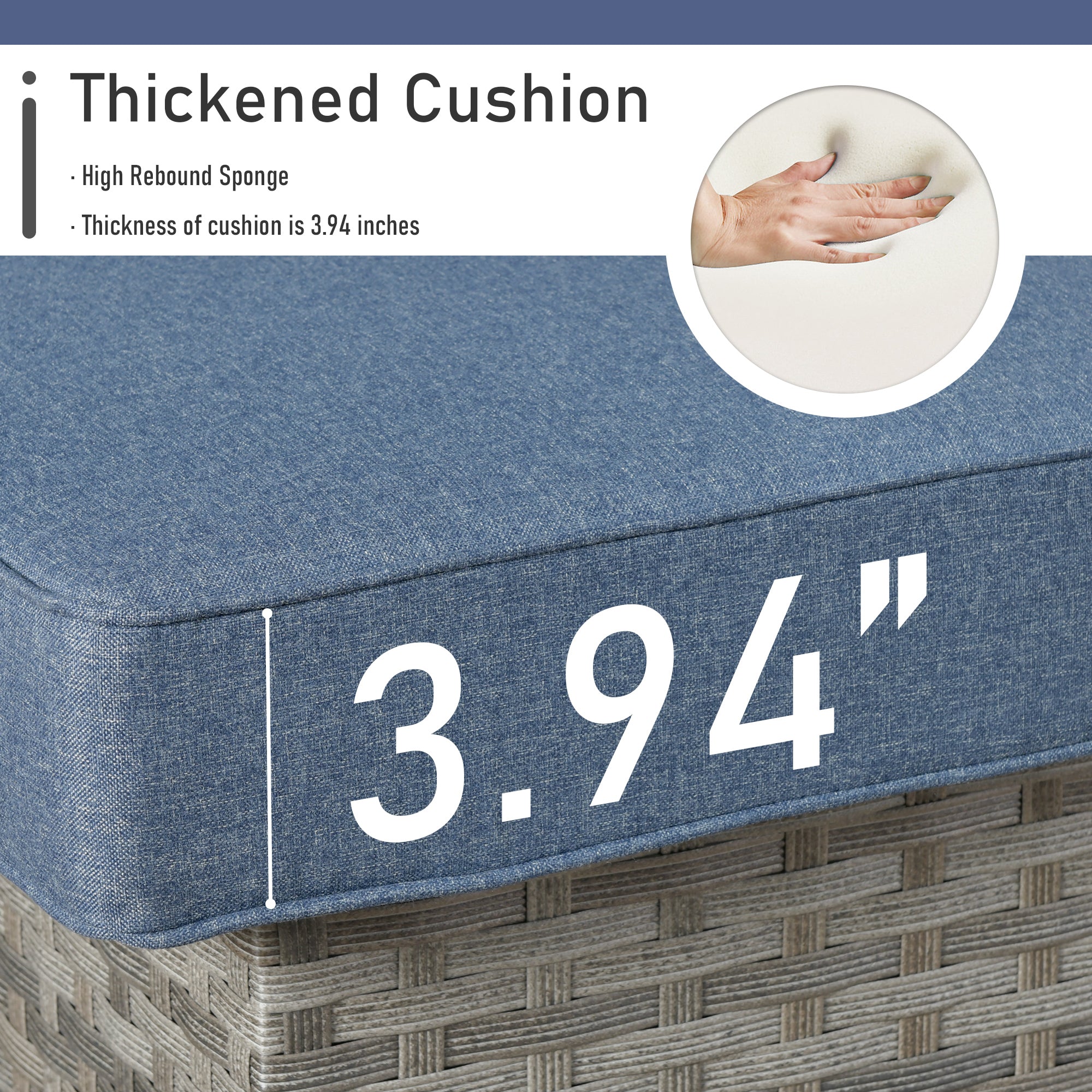 OVIOS Patio Furniture Set 10-Piece include 42"Fire Pit Table,New Rimaru Series