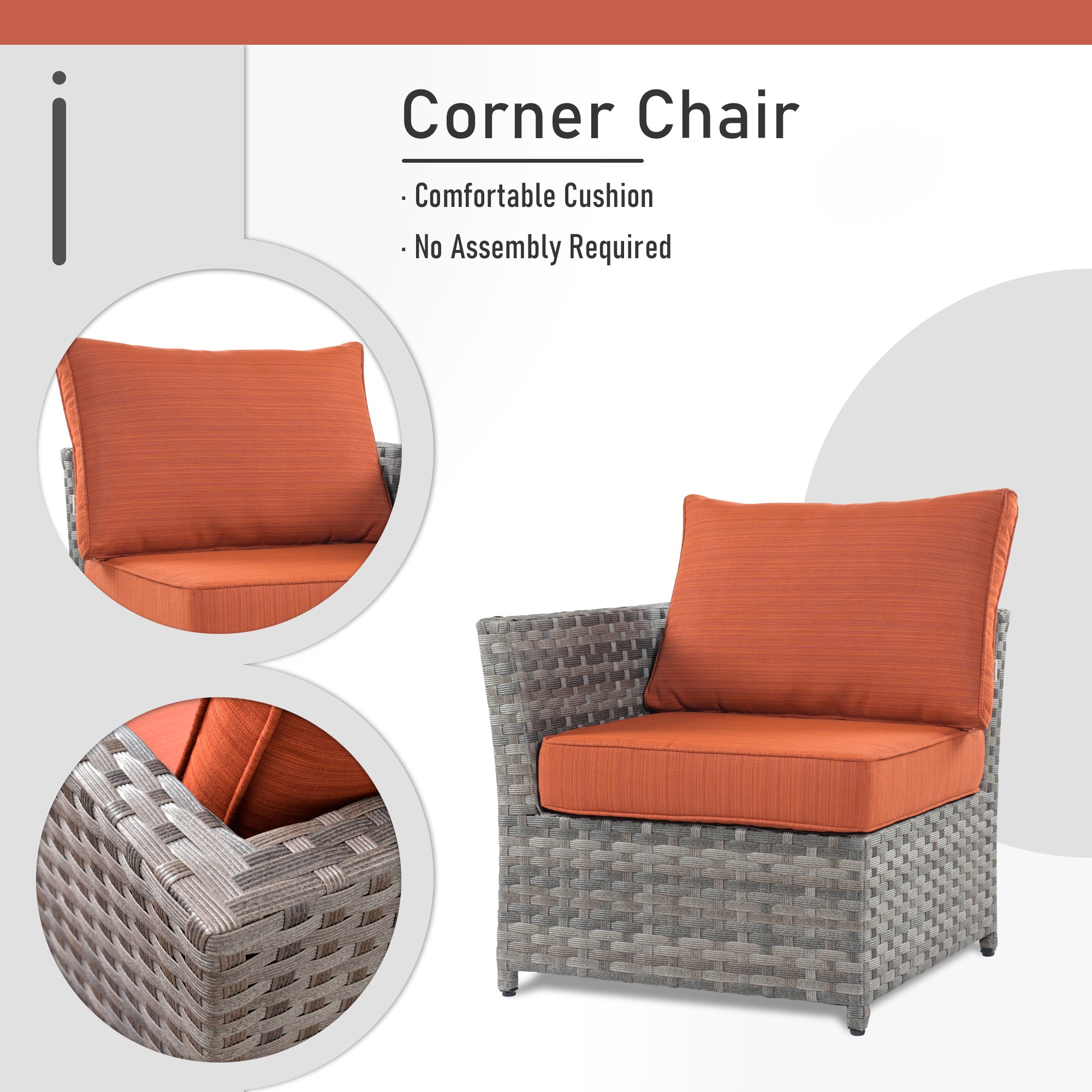 OVIOS Patio Furniture Set 10-Piece include 42"Fire Pit Table,New Rimaru Series