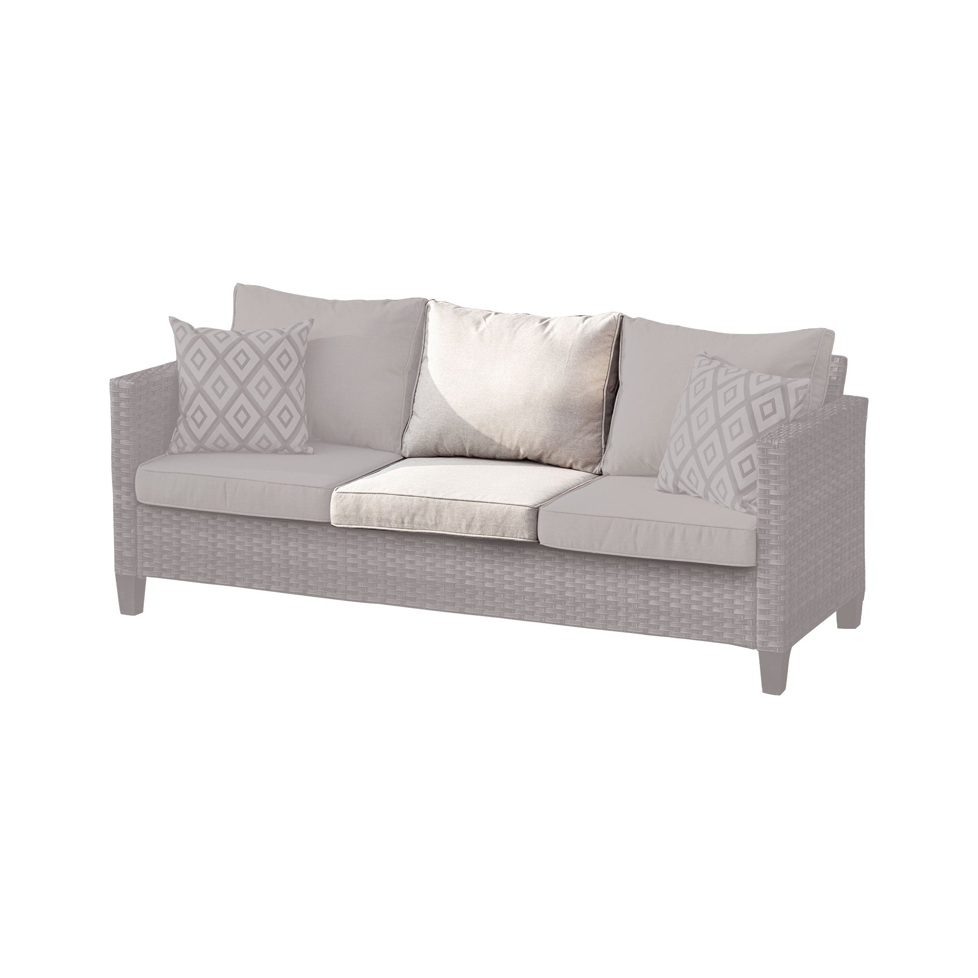 OVIOS Vultros Series Replacement Seat, Back, Ottoman Cushion (Refer to the Dimension in Description)