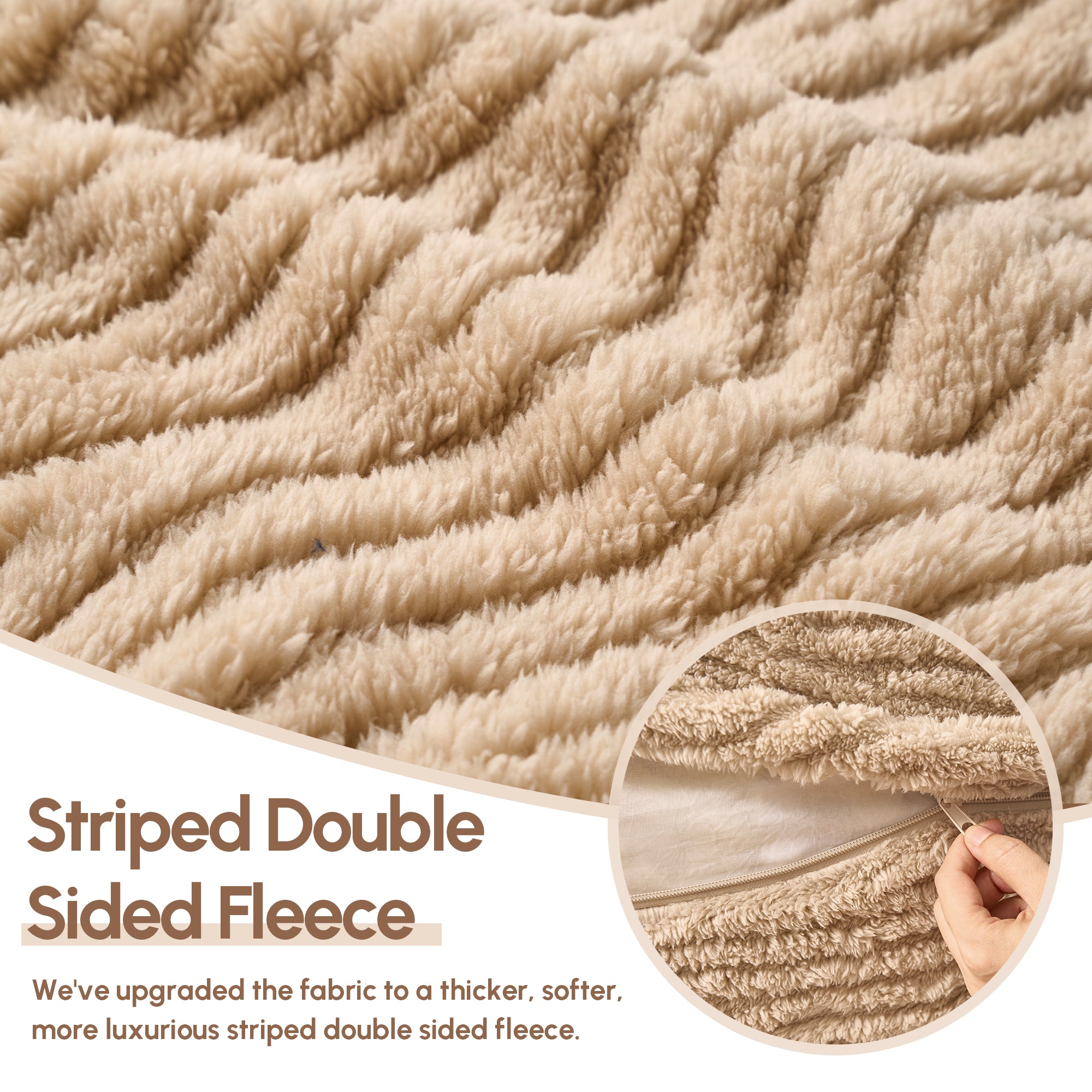 OVIOS Bean Bag Chair Removable Cover, High-Rebound Filling Cozy Furniture for Living Room, Bedroom