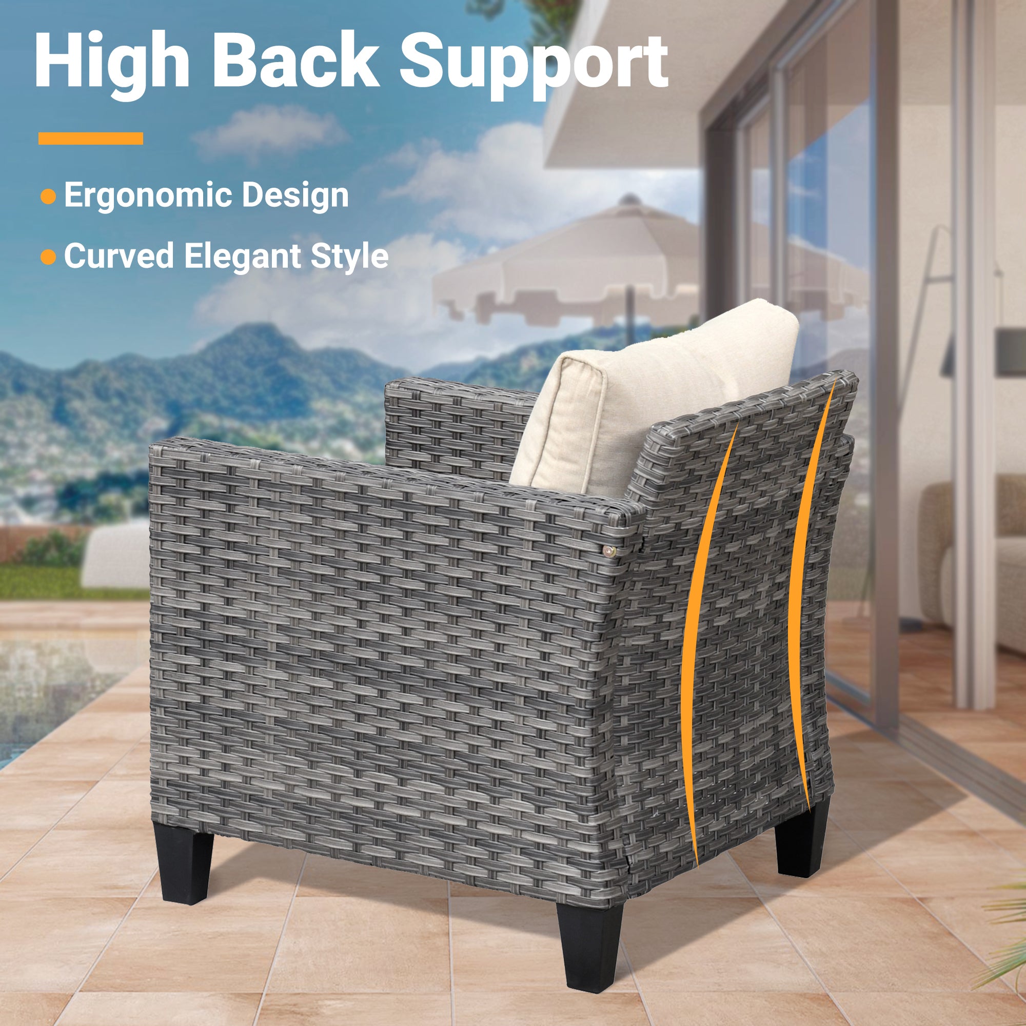 #Color_Grey Wicker Beige Cushion|#Finish_Light Grey Wicker A