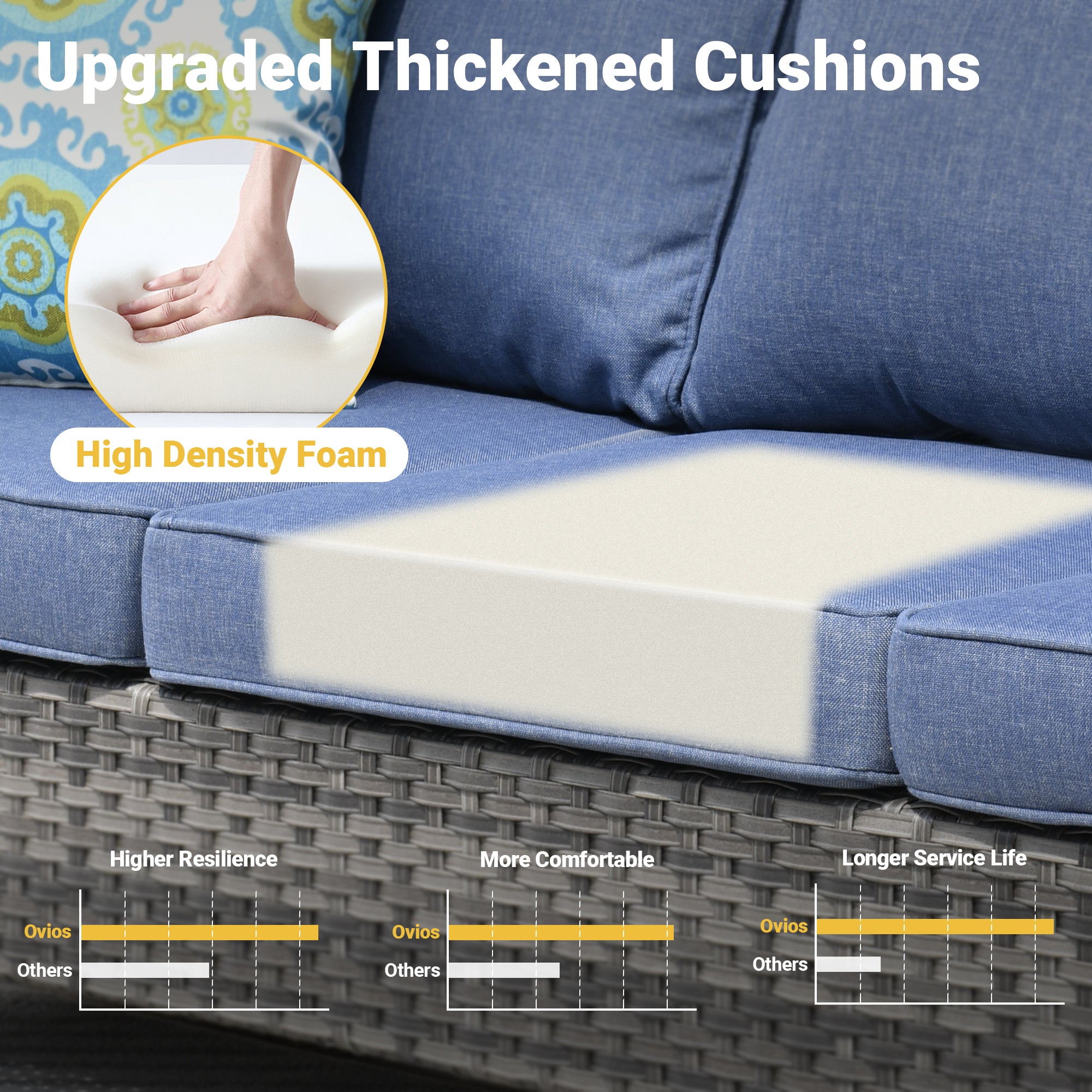 Denim Blue Cushion