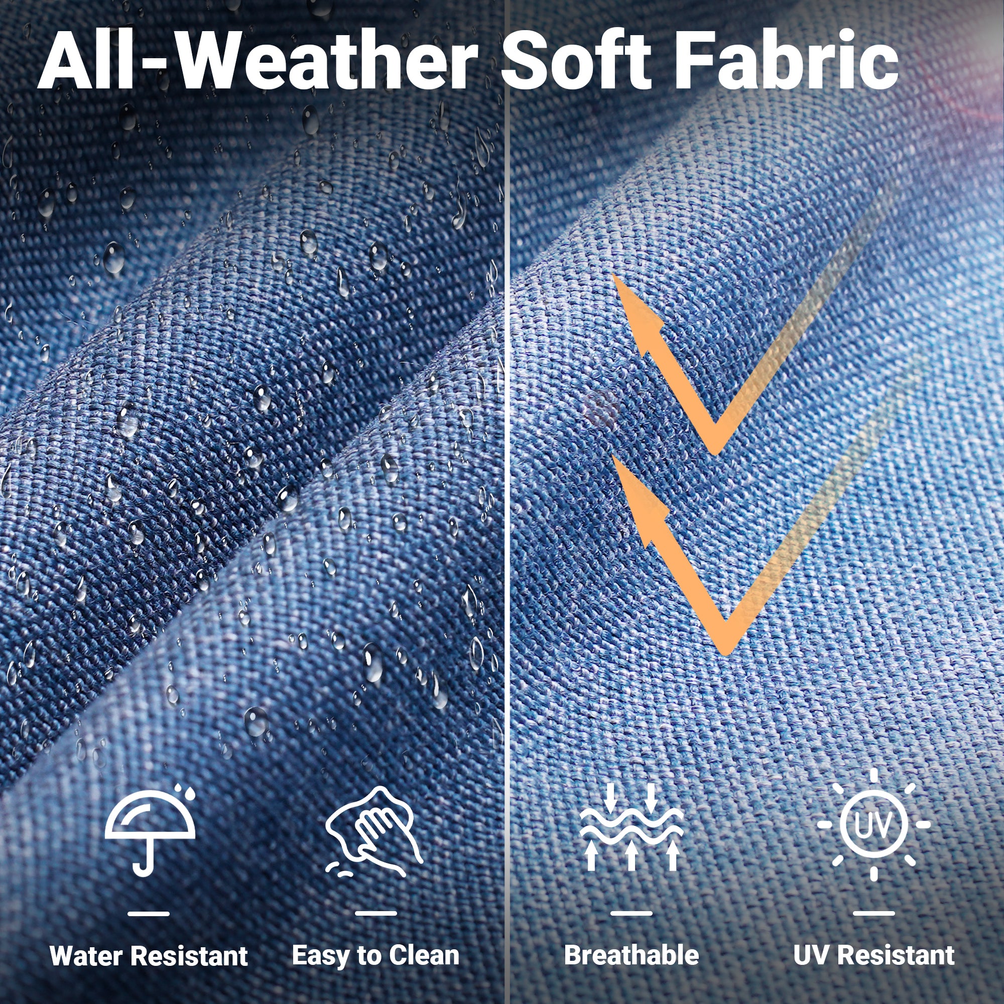 #Color_Grey Wicker Denim Blue Cushion|#Finish_Light Grey Wicker A