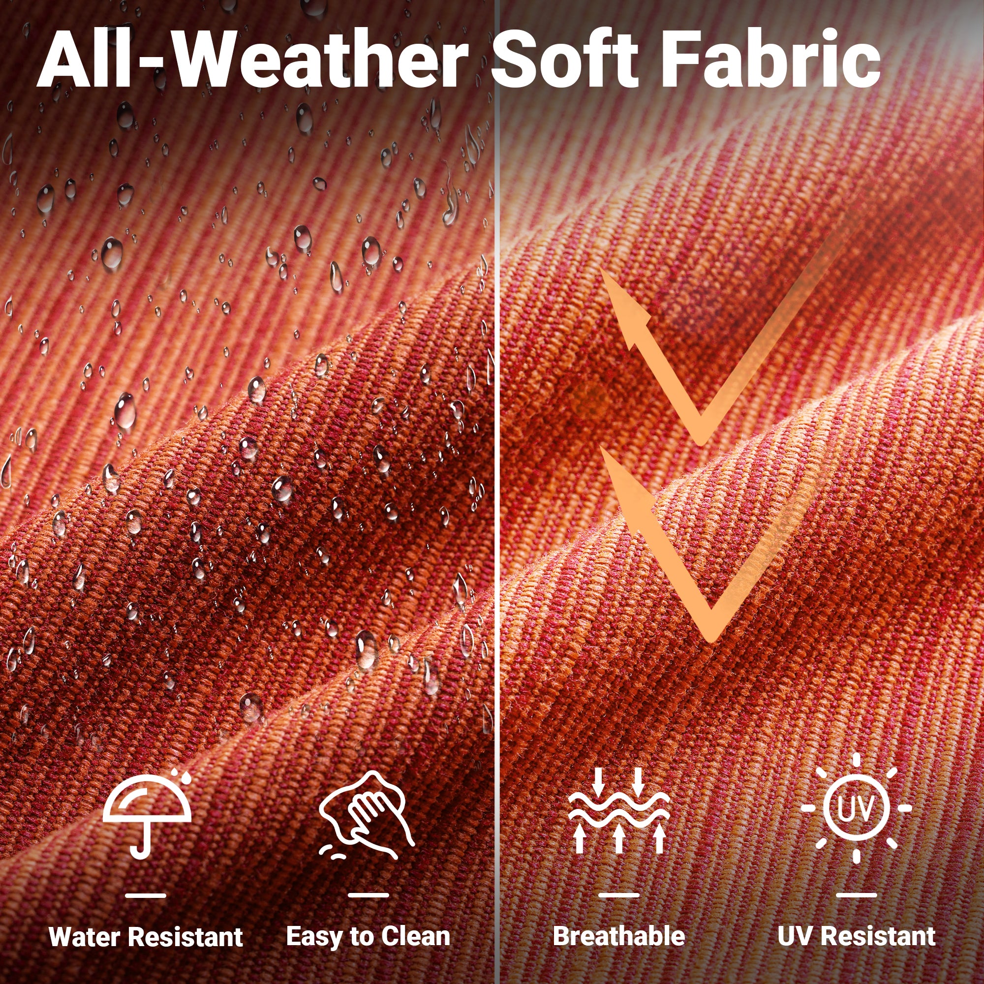 #Color_Grey Wicker Orange Cushion|#Finish_Light Grey Wicker A