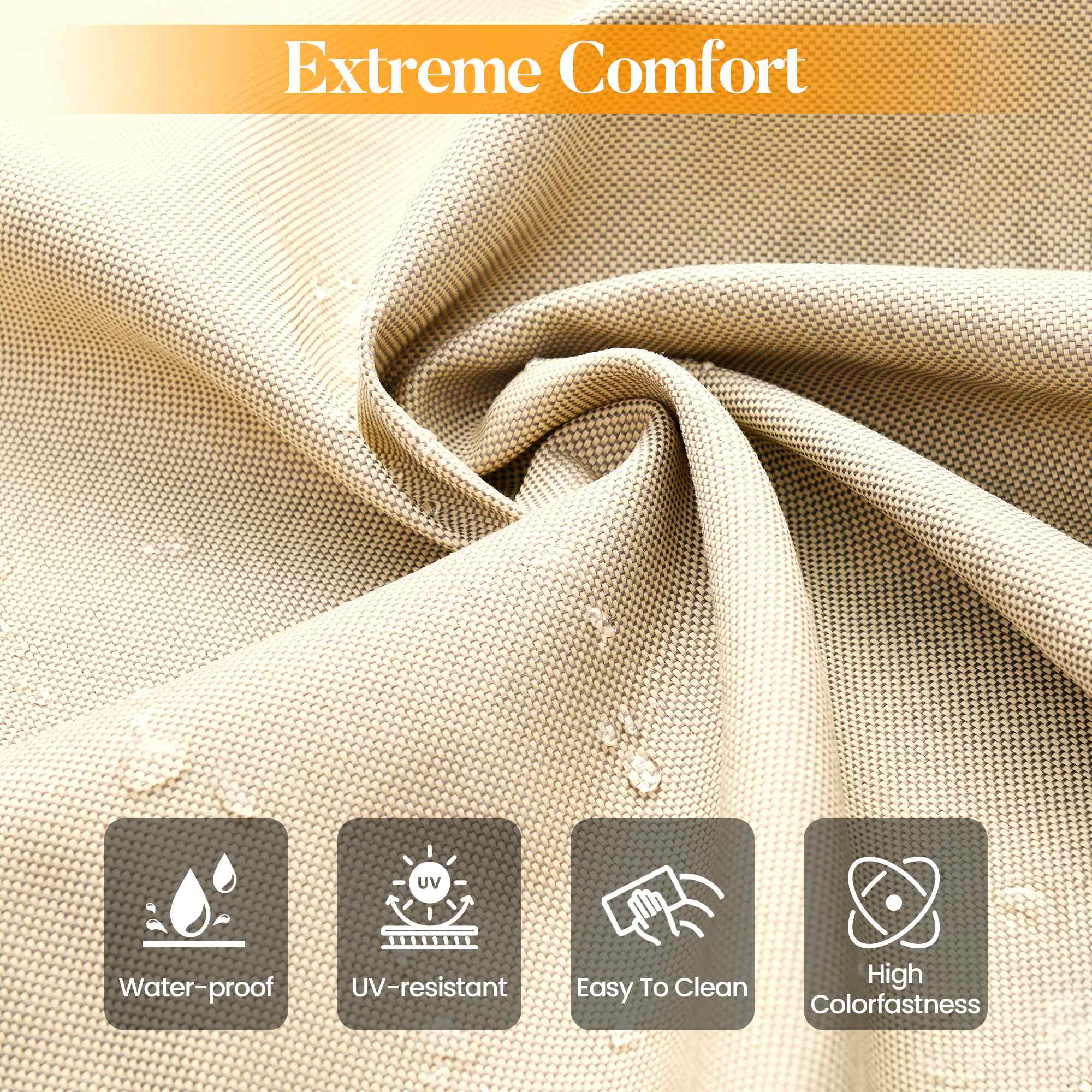 OVIOS Outdoor Patio Furniture Set with Wicker Sofa Loveseat Ottomans and Rocking Chairs