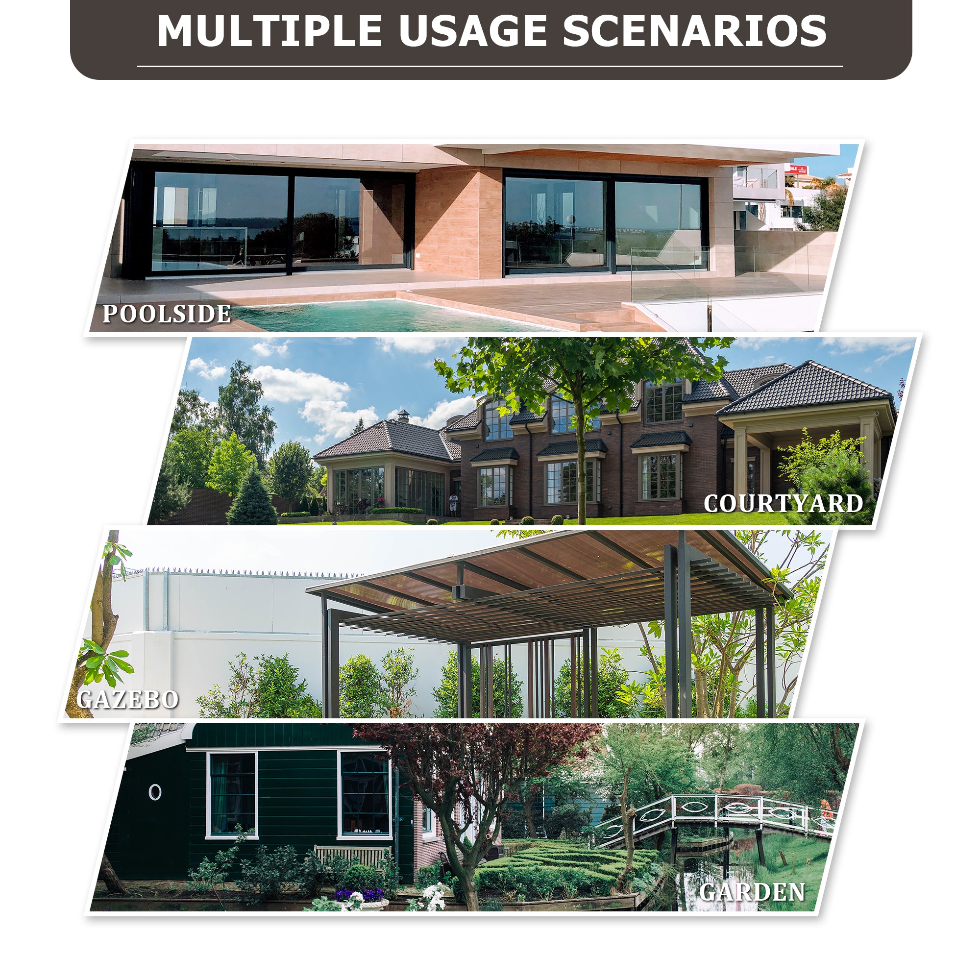 OVIOS Outdoor Loveseat New Vultros High BackShape Armrest