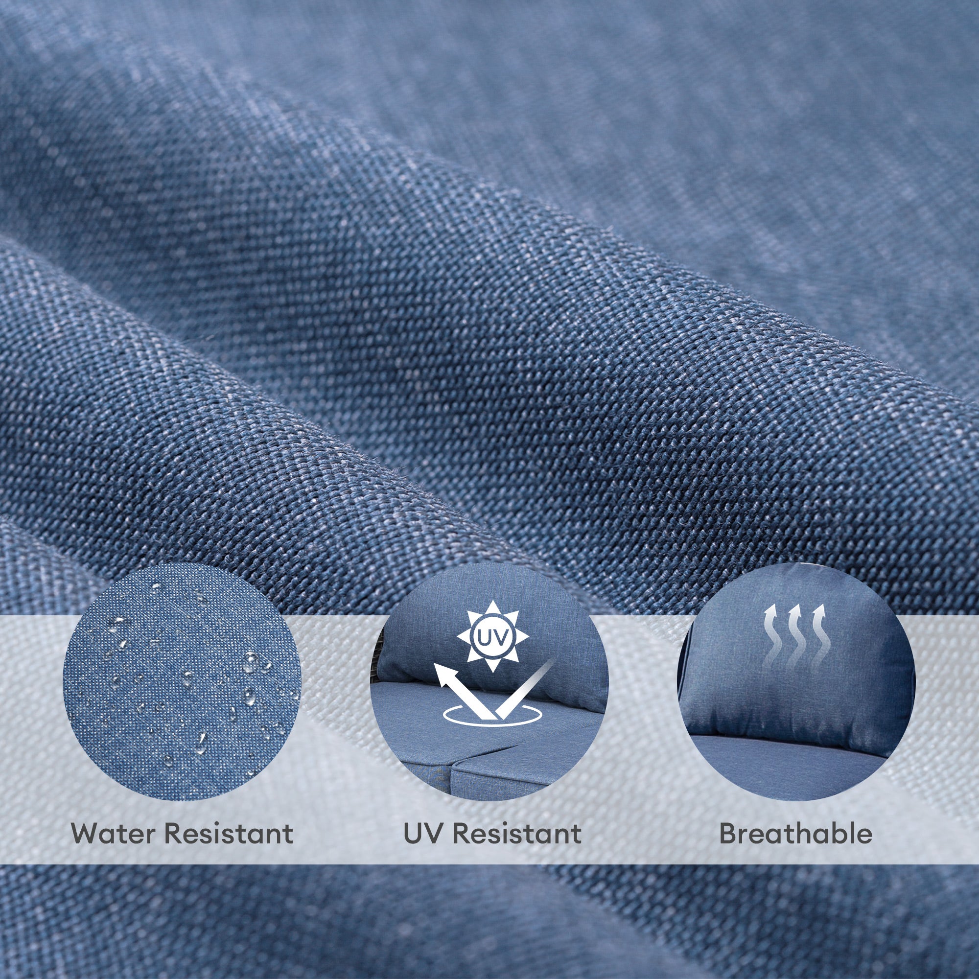 OVIOS Vultros Series Replacement Seat, Back, Ottoman Cushion (Refer to the Dimension in Description)