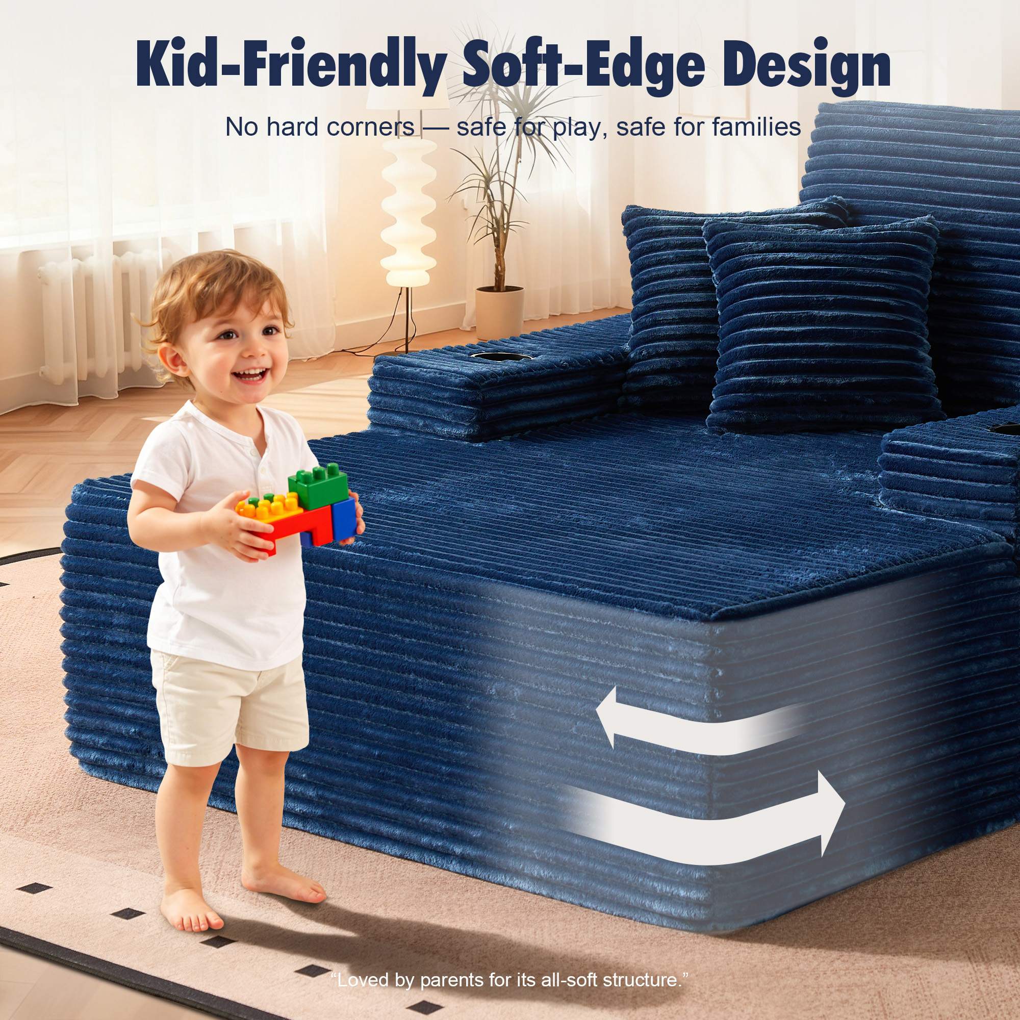 OVIOS 67" Chaise Lounge Chair with Cup Holders