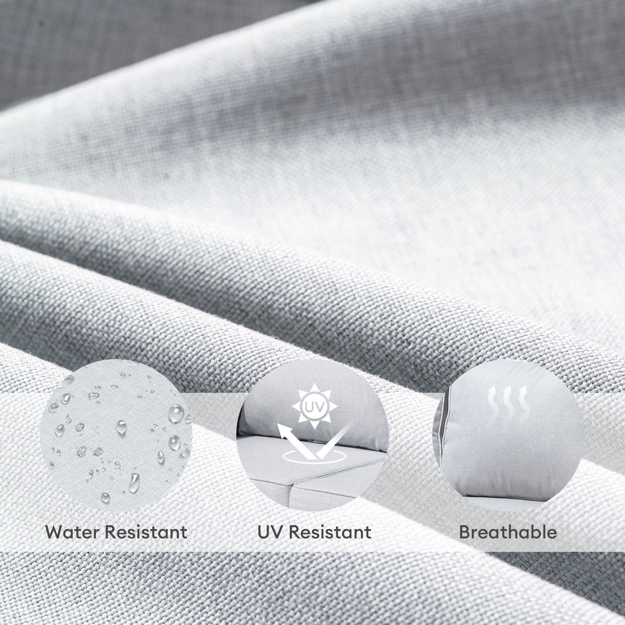 OVIOS Vultros Series Replacement Seat, Back, Ottoman Cushion (Refer to the Dimension in Description)