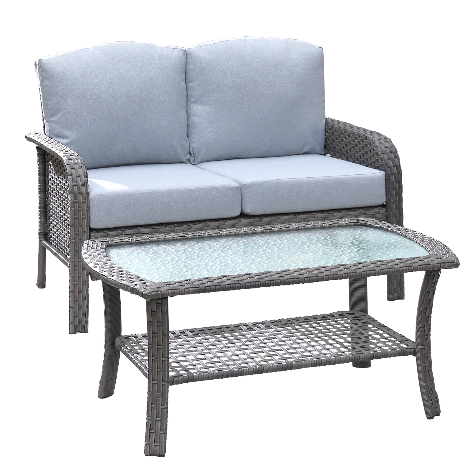 NDS Series - Outdoor Loveseat Set, 2-Piece