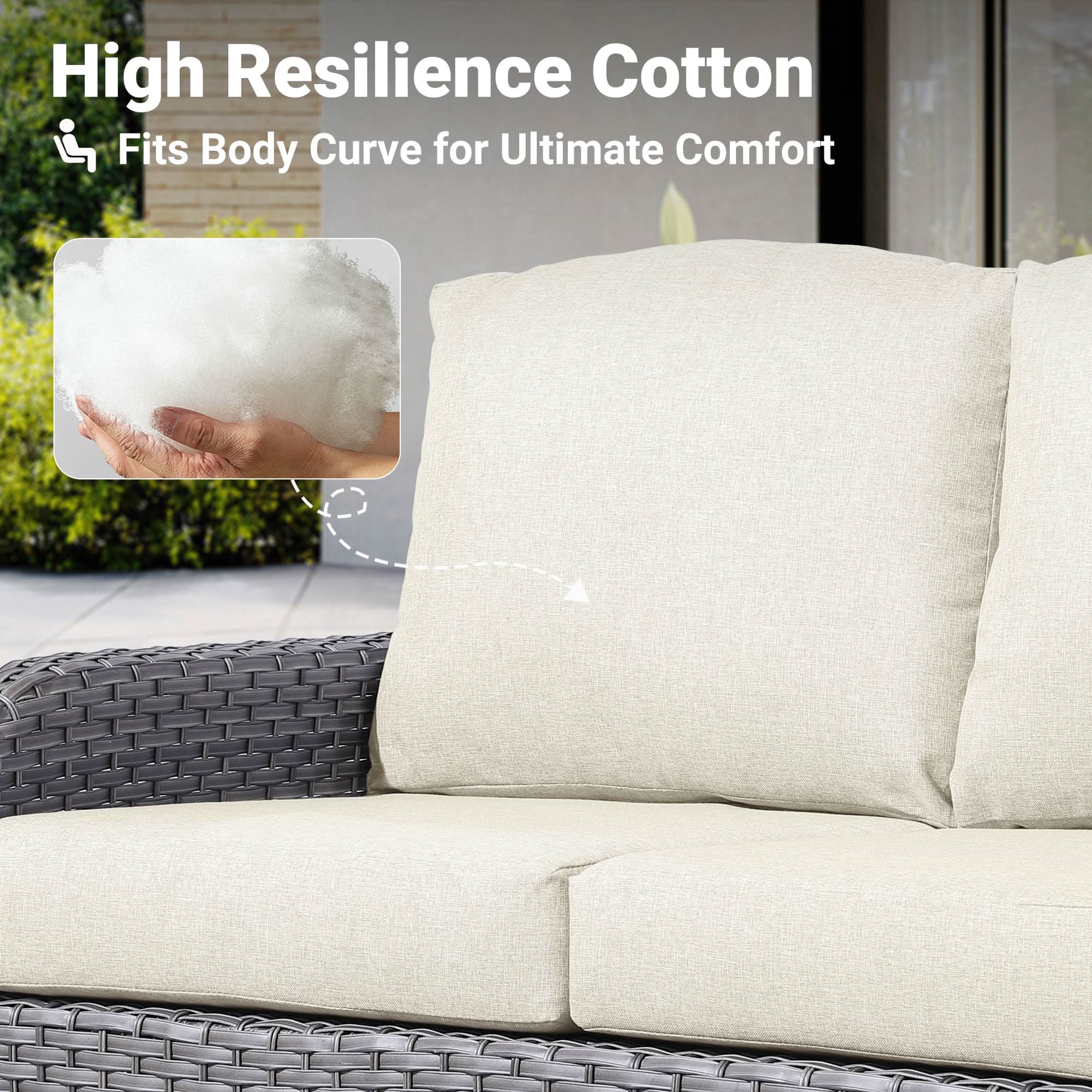 NDS Series - Outdoor Loveseat Set, 2-Piece