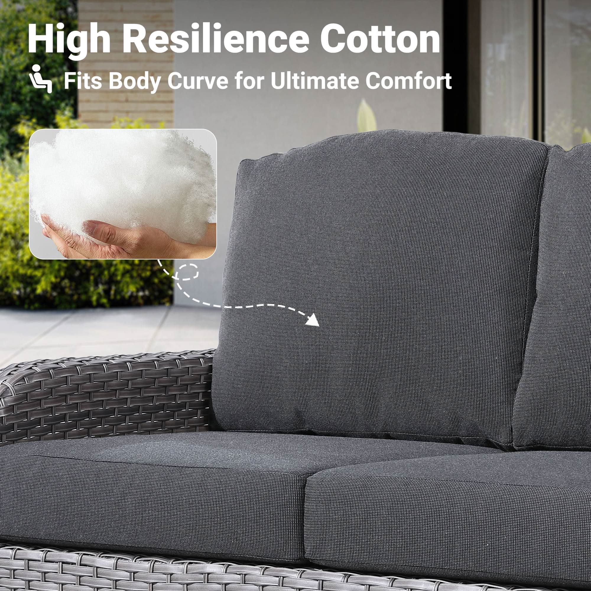 NDS Series - Outdoor Loveseat Set, 2-Piece