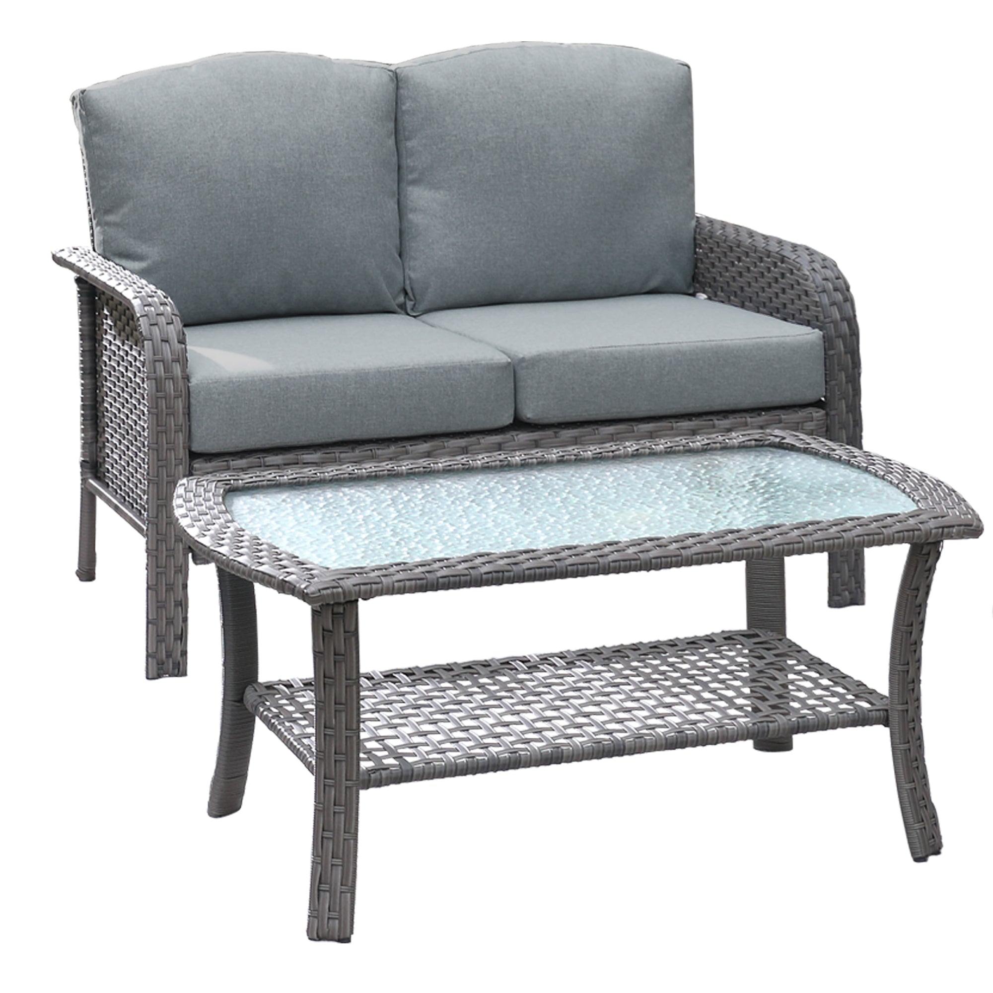 NDS Series - Outdoor Loveseat Set, 2-Piece